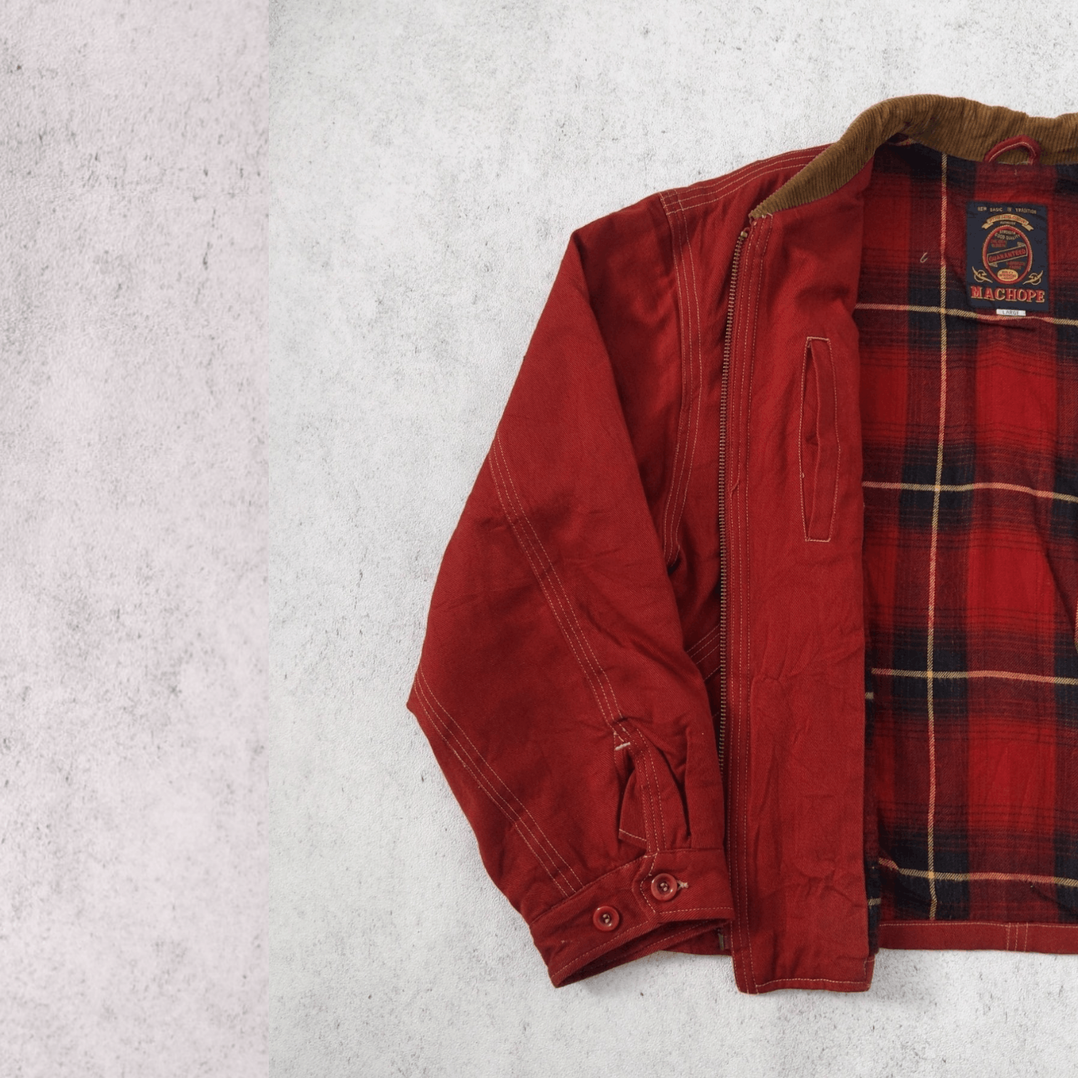 Japanese Brand Vintage Machope Jacket Salmon Size US XL / EU 56 / 4 - 11 Thumbnail