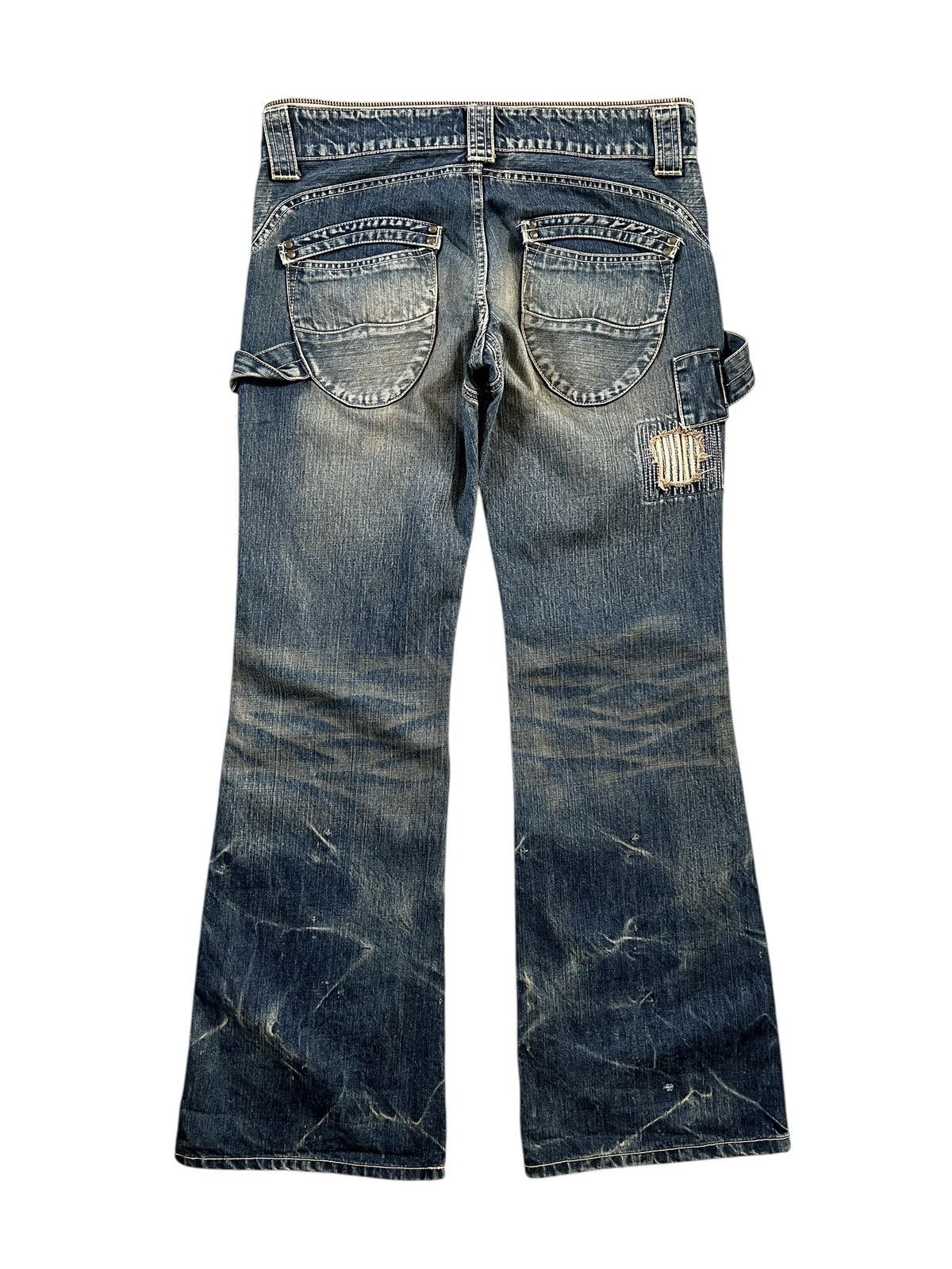 If Six Was Nine × Japanese Brand × Le Grande Bleu (L.G.B.) Vintage 90s Rise Rily 🇯🇵 2 in 1 Overalls Size US 34 / EU 50 - 19 Thumbnail