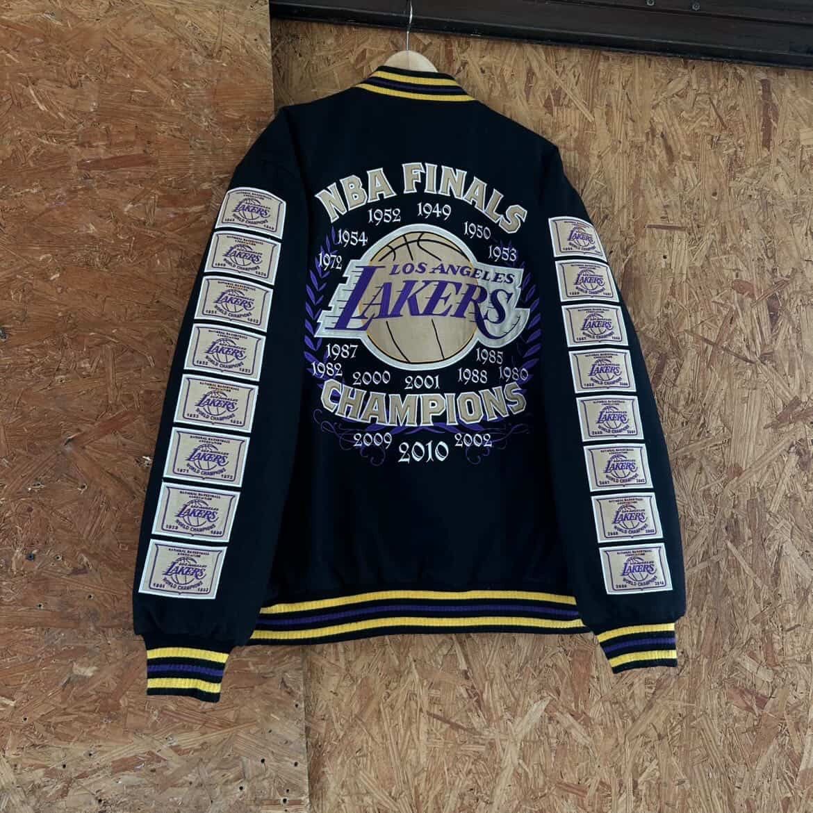 Jeff Hamilton RARE LA Lakers NBA Champions Reversible Jacket Jeff Hamilton Size US L / EU 52-54 / 3 - 2 Thumbnail