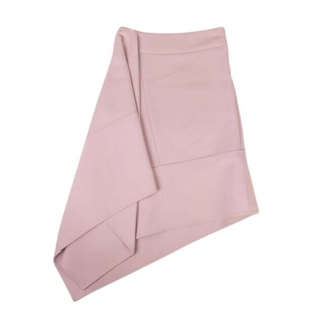 image of Marni Pink Wool Asymmetric Skirt Size 44, Women's