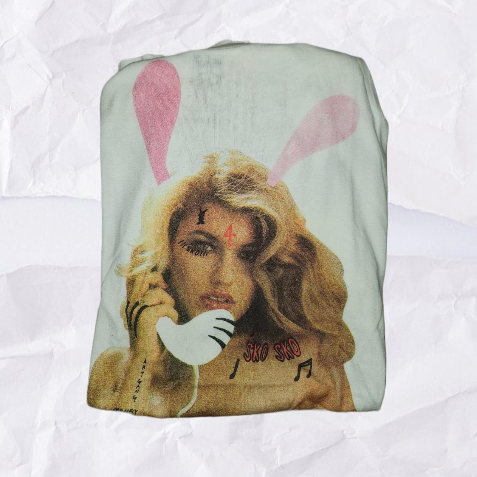 image of Hysteric X Skoloct Shirt in White, Men's (Size Medium)