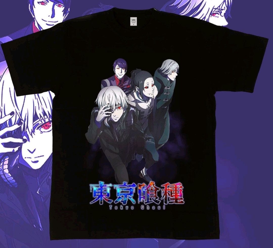image of Rare Anime Tokyo Ghoul Ken Kaneki Anteiku Cafe in Black, Men's (Size Large)
