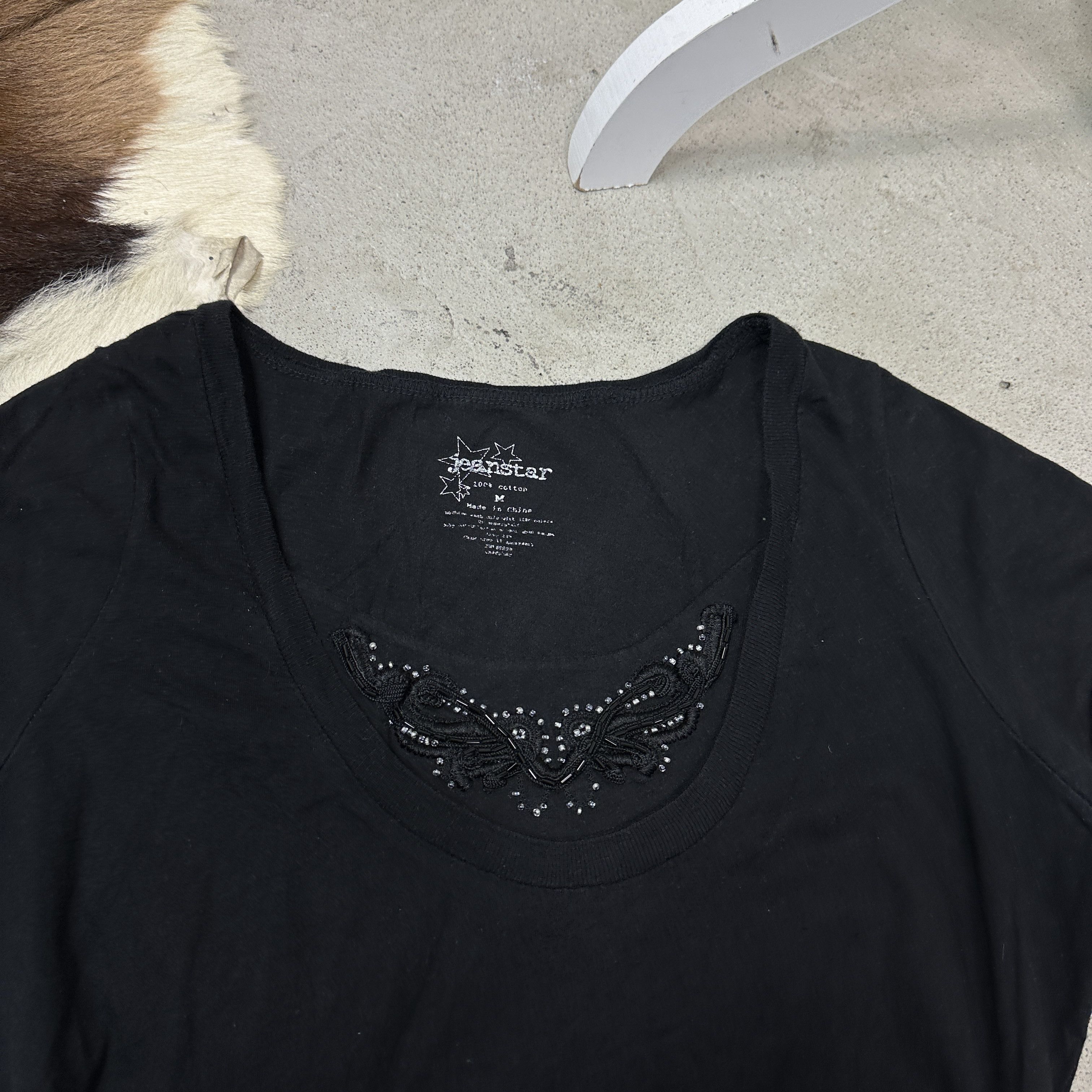 Vintage Vintage Avant Garde Adjustable Strings Fitted T-shirt 00s Size M / US 6-8 / IT 42-44 - 3 Thumbnail