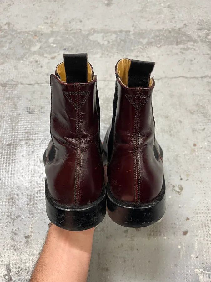 Dolce & Gabbana 2000s Dolce & Gabbana Bordeaux Chelsea Leather Boots Size US 7 / EU 40 - 5 Thumbnail
