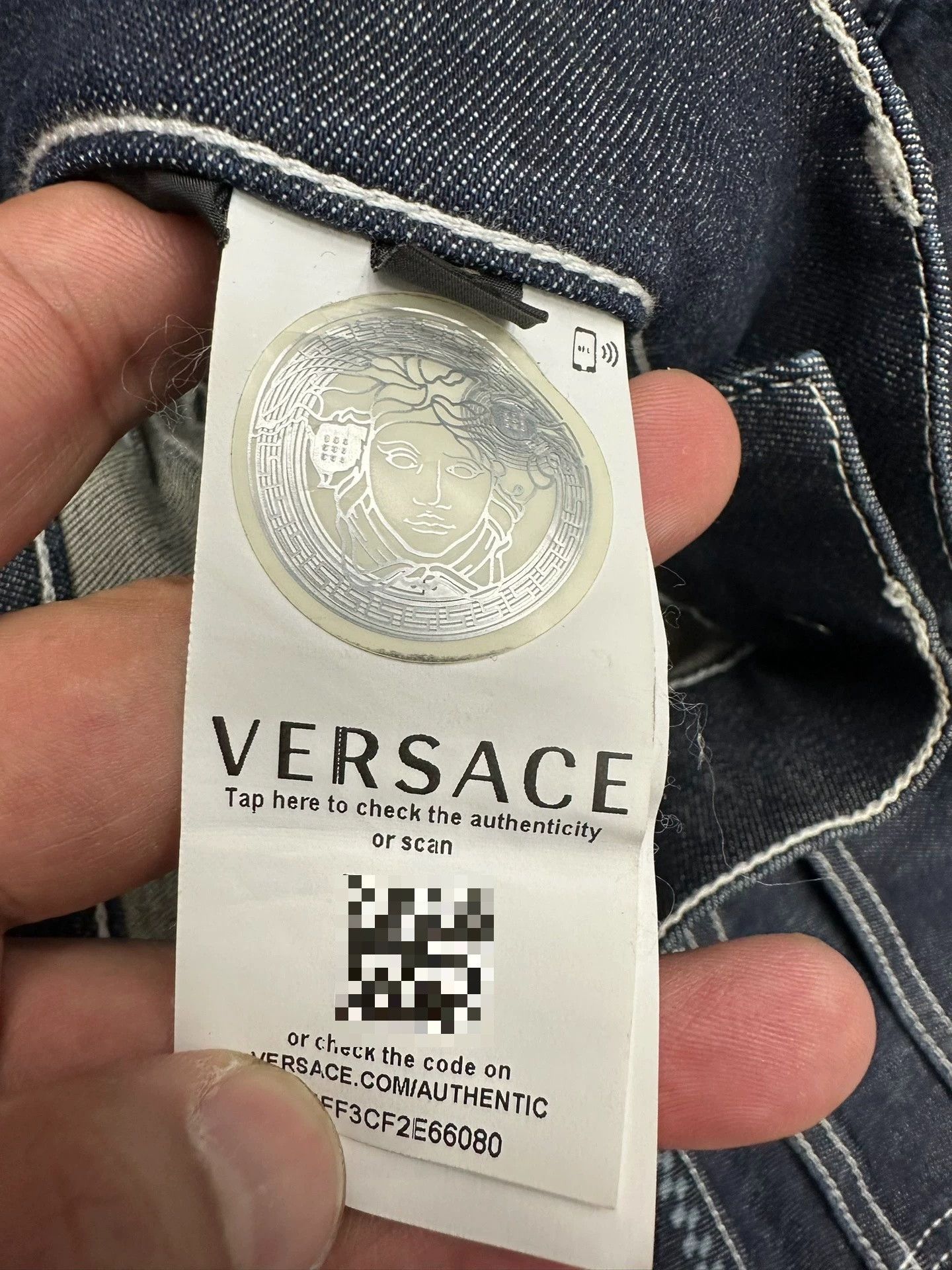 Versace Versace Medusa Logo Jeans Size US 35 - 4 Thumbnail