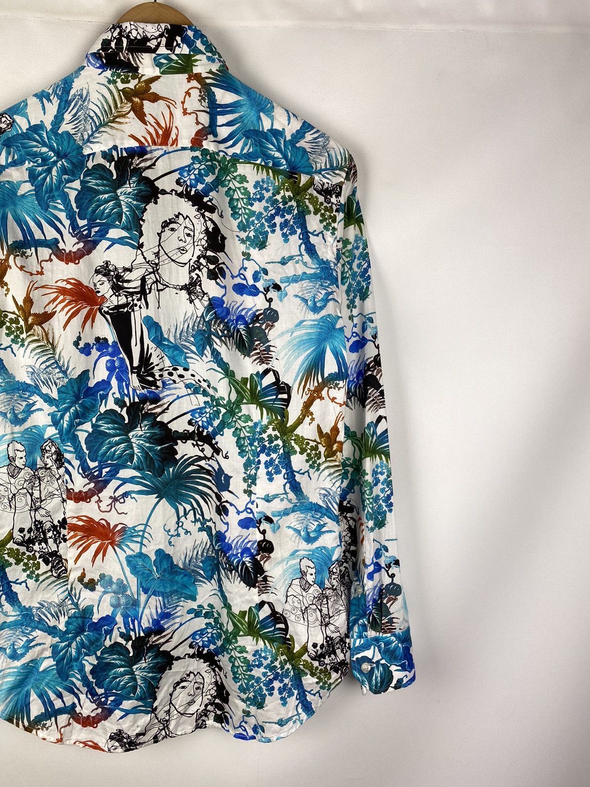 Etro Etro men’s long sleeve overprinted button up shirt size 39 Size US L / EU 52-54 / 3 - 14 Thumbnail