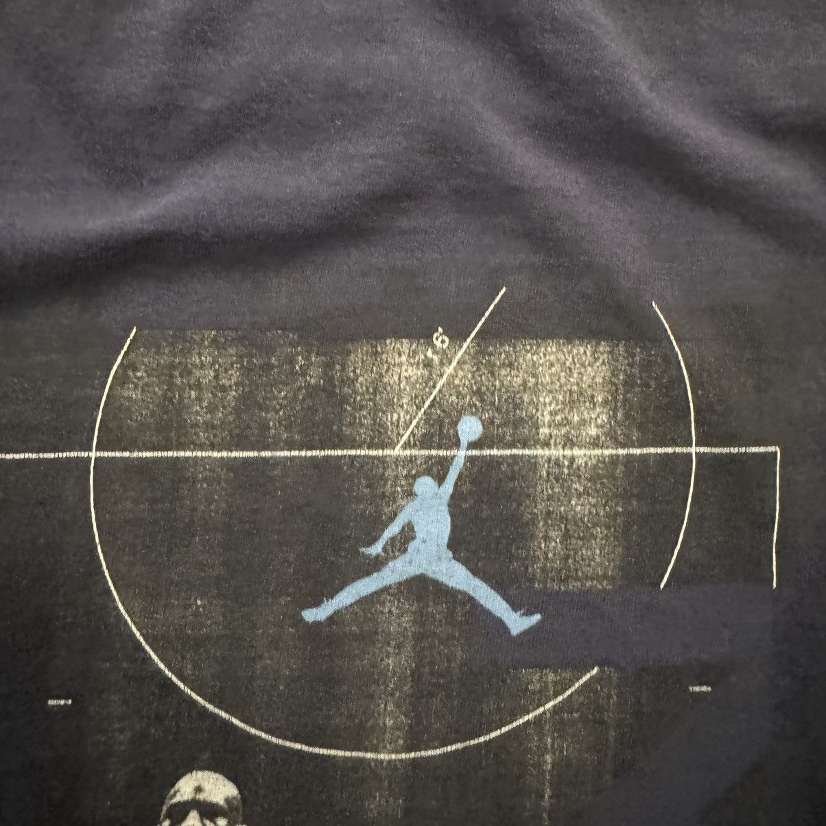 Nike × Stussy Vintage 90s Made In USA Blue Jordan Nike Graphic Tee XL Size US L / EU 52-54 / 3 - 24 Thumbnail
