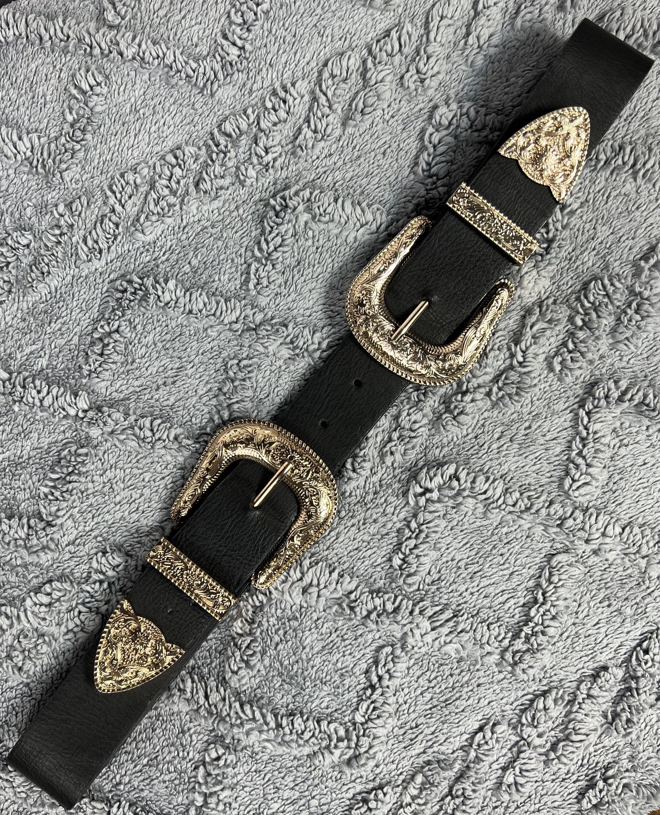 Hysteric Glamour × If Six Was Nine Double Buckle belt B.B. Simons styled belt Size ONE SIZE - 1 Thumbnail