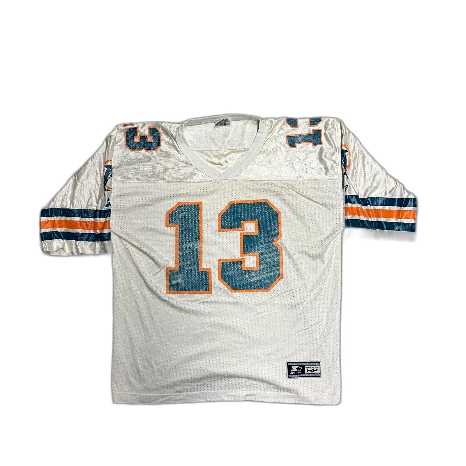 Starter Vintage Rare NFL Starter Miami Dolphins Dan Marino Jersey Me Size US XL / EU 56 / 4 - 2 Thumbnail
