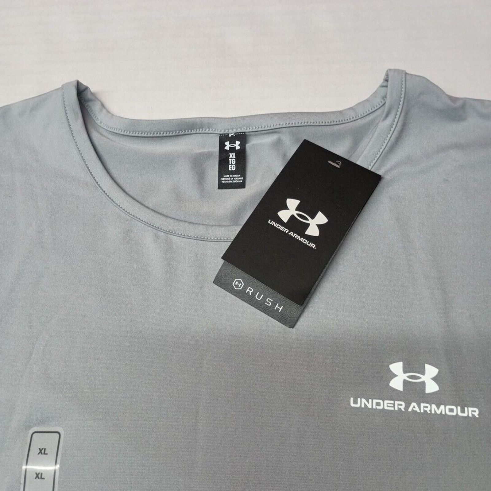 Under Armour Under Armour RUSH Energy T-shirt Women's XL XLarge Gray Size XL / US 12-14 / IT 48-50 - 2 Thumbnail