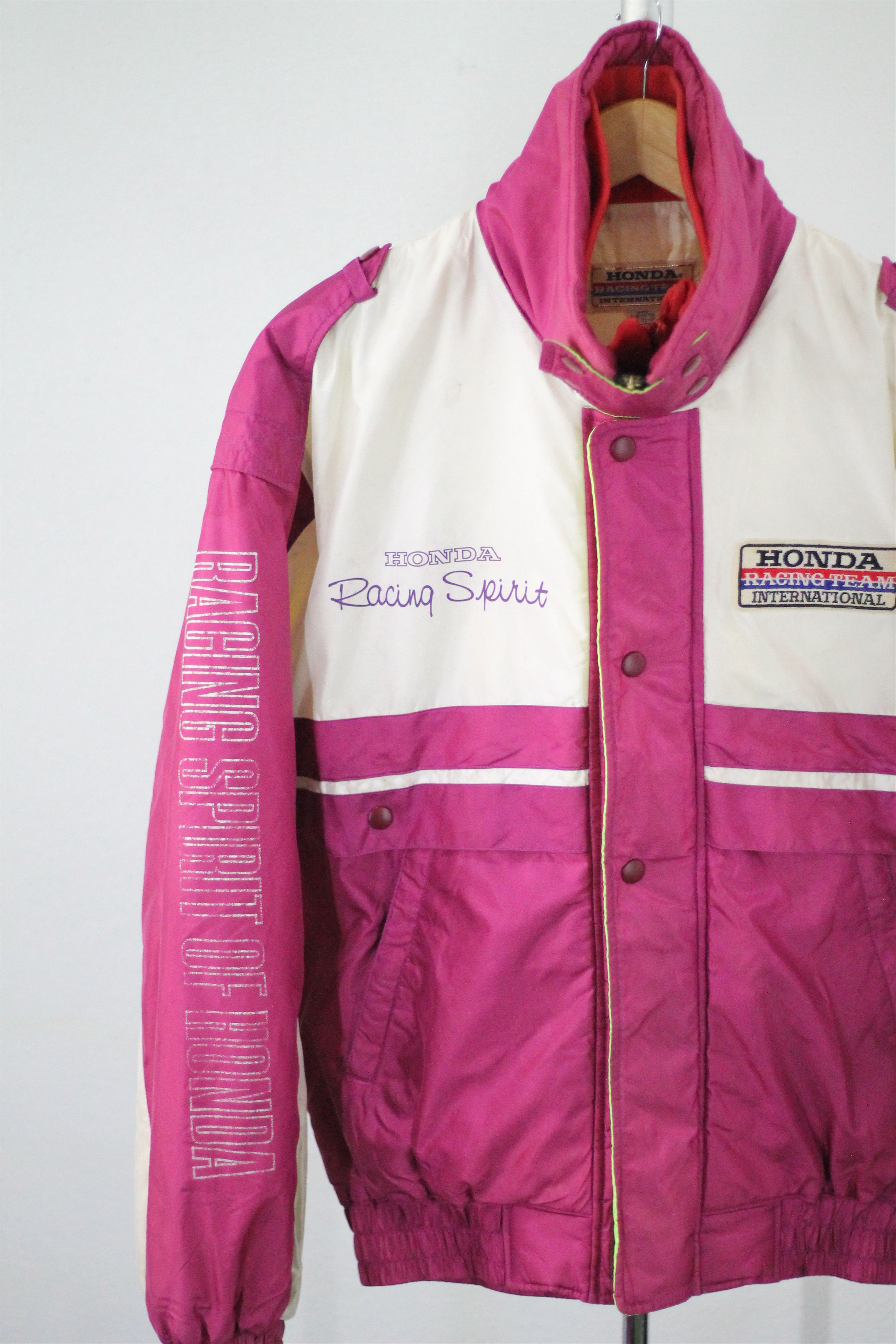 Honda × Vintage RARE! Vintage HONDA INTERNATIONAL RACING TEAM Jacket. Size US L / EU 52-54 / 3 - 3 Thumbnail