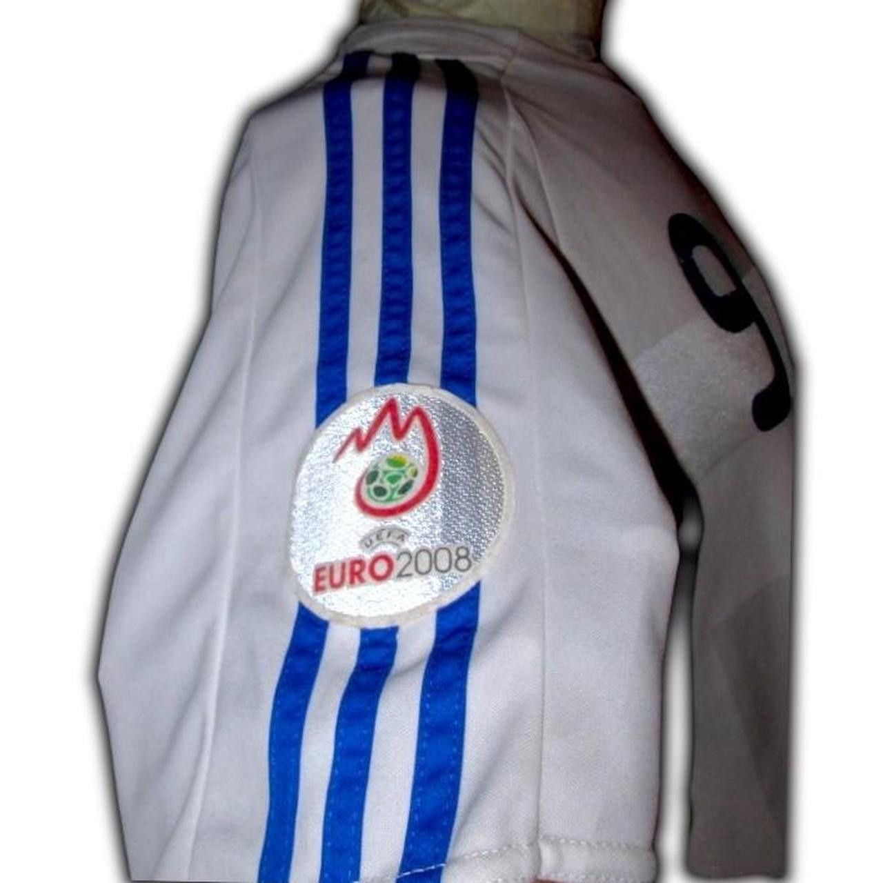 Adidas Greece 2008 2009 Home EUFA Euro Shirt Jersey Size US M / EU 48-50 / 2 - 5 Thumbnail