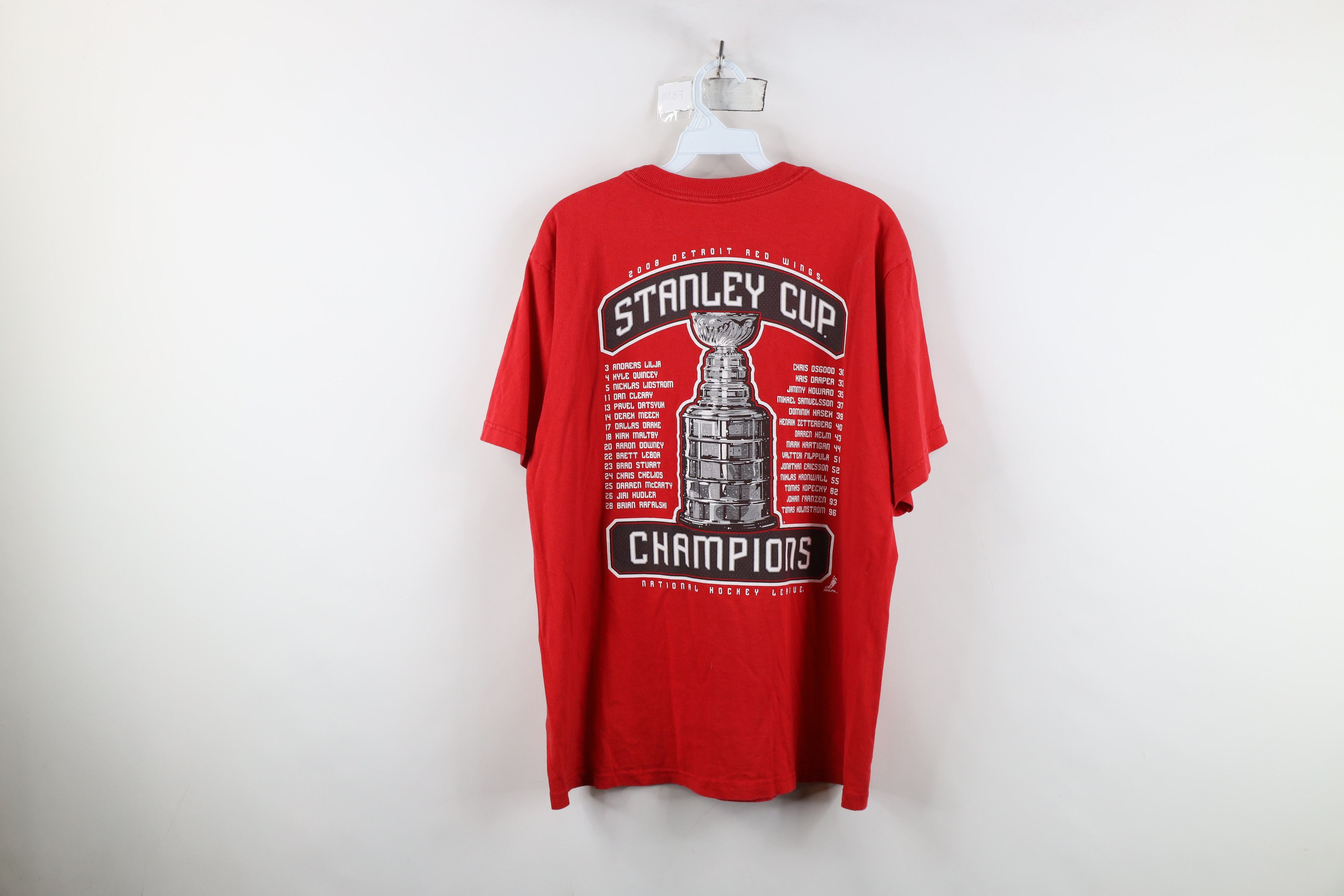 Reebok Vintage Reebok Cup Champs Detroit Red Wings Hockey T-Shirt Size US M / EU 48-50 / 2 - 12 Thumbnail