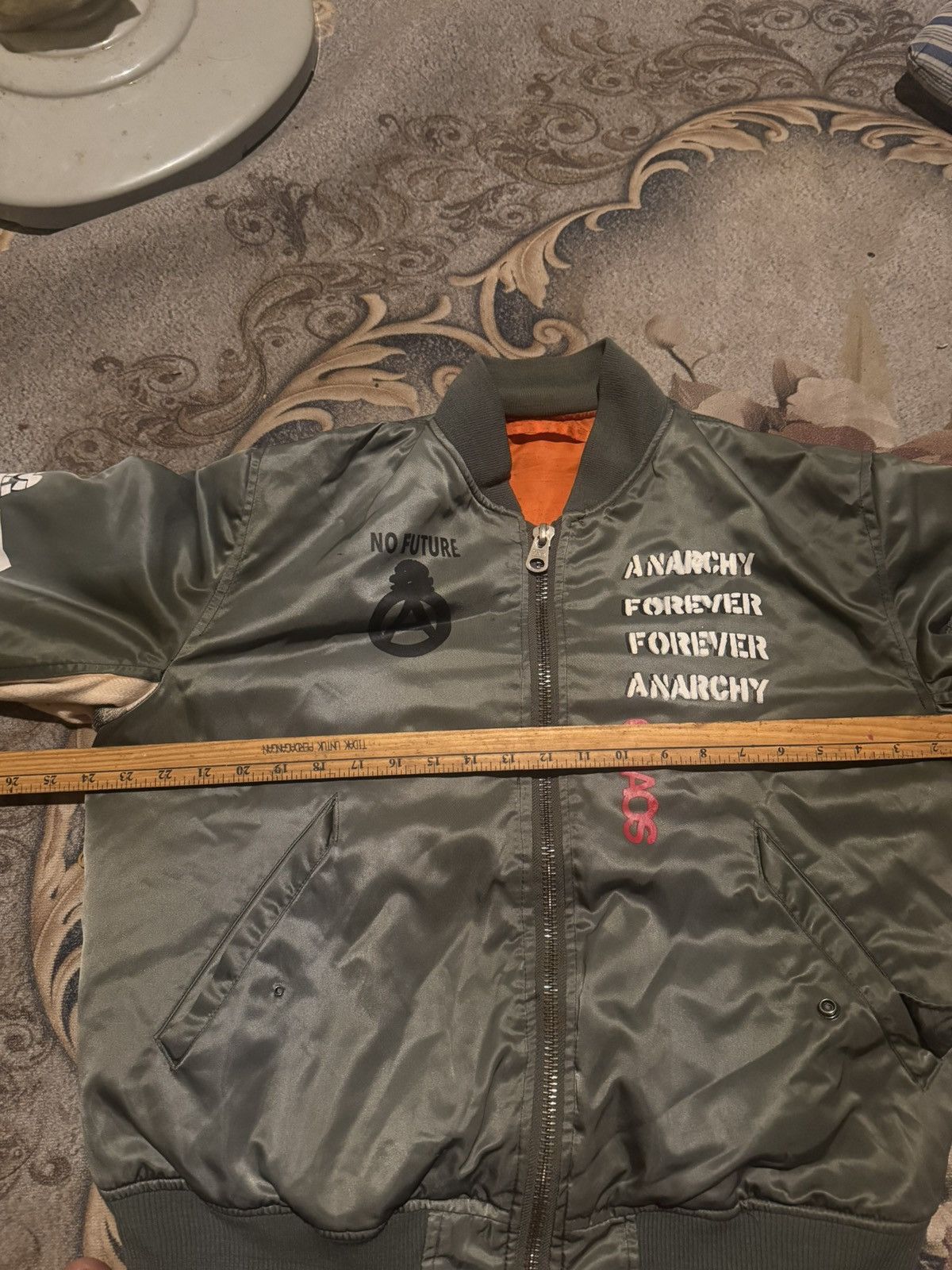 Handmade 90s Vintage HANDMADE flight jacket Size US L / EU 52-54 / 3 - 9 Thumbnail