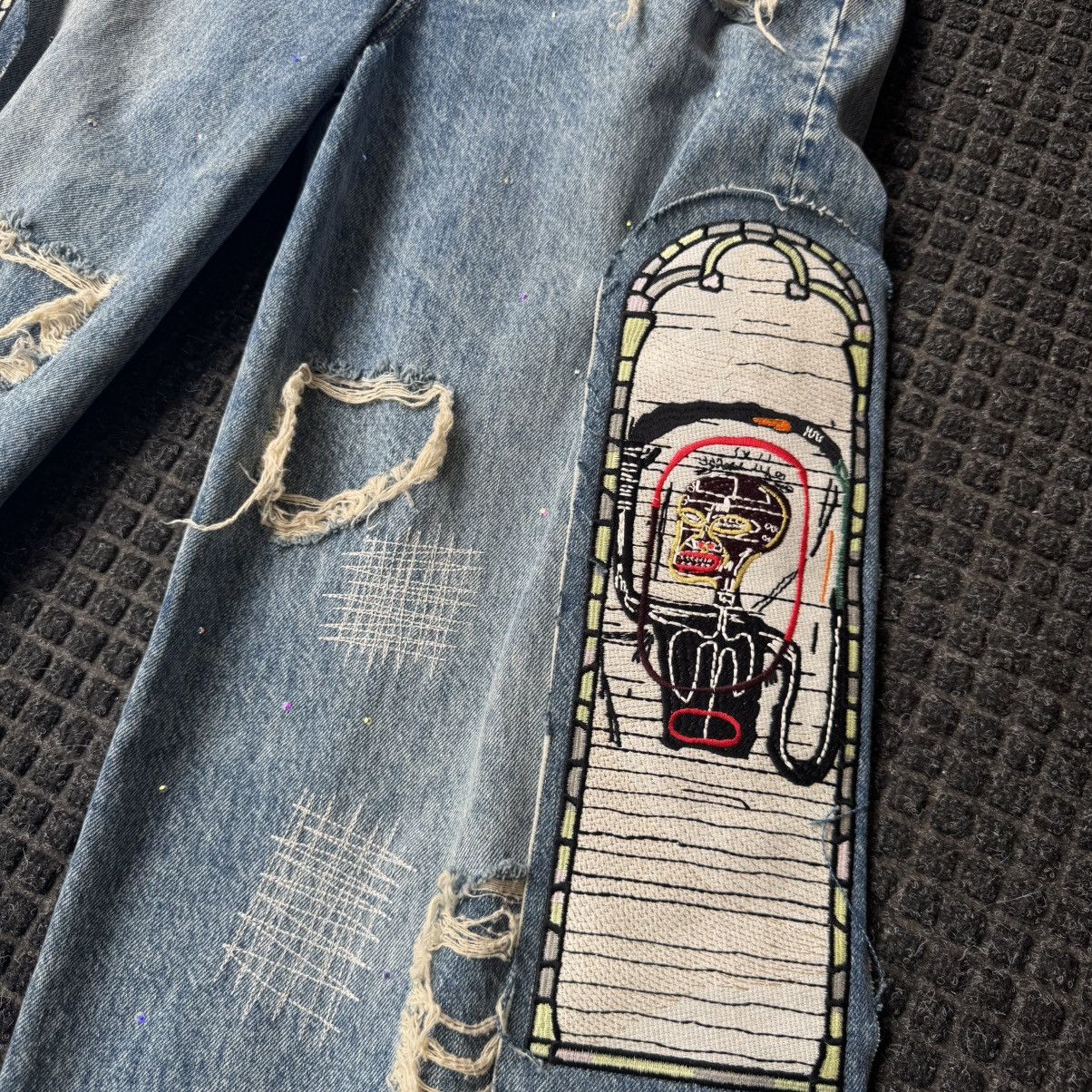 Who Decides War Who Decides War By MRDR BRVDO H&M Exclusive Basquiat Jeans Size US 30 / EU 46 - 2 Thumbnail
