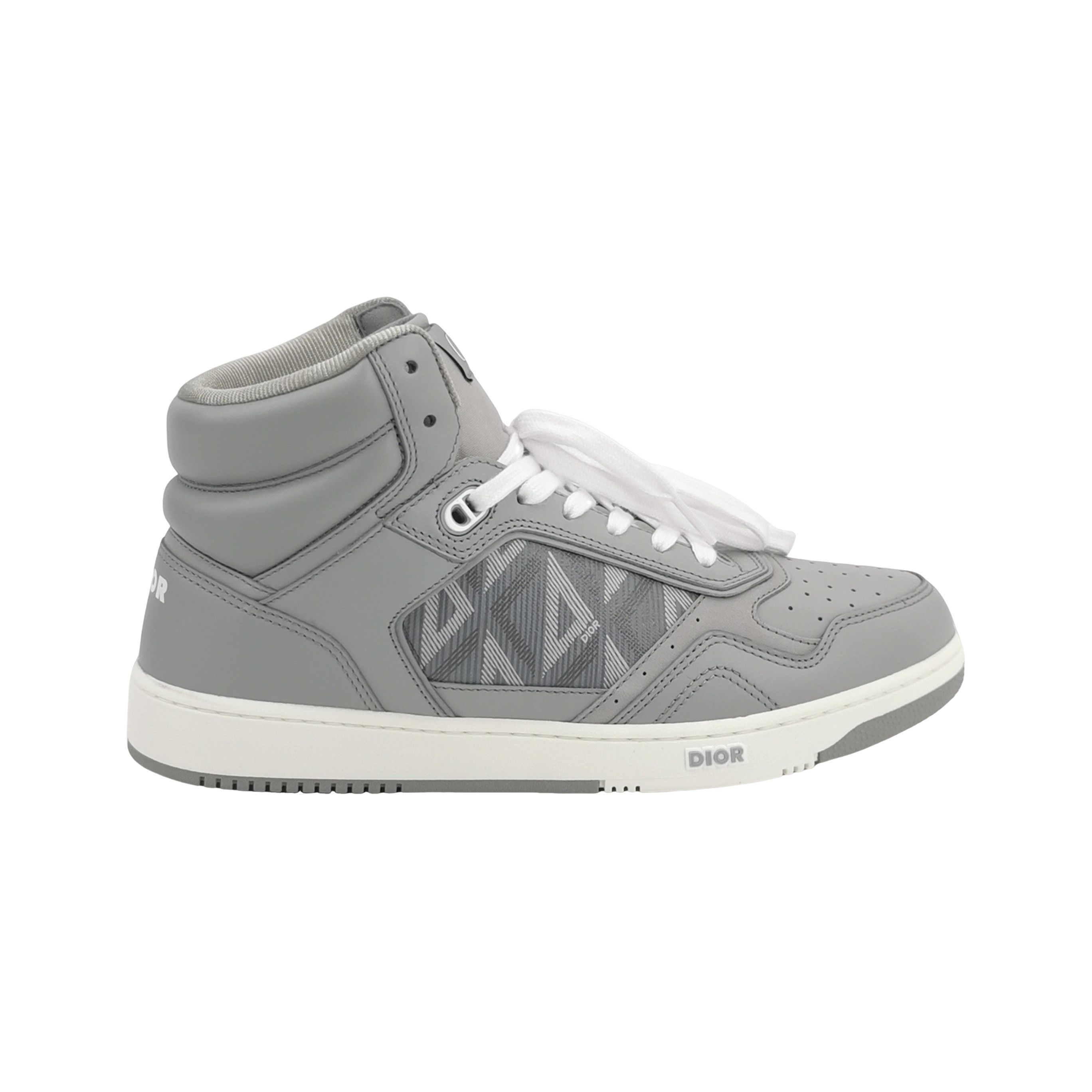 Dior Dior B27 Gray Oblique Hi-Top Sneakers 43 Size US 10 / EU 43 - 1 Thumbnail