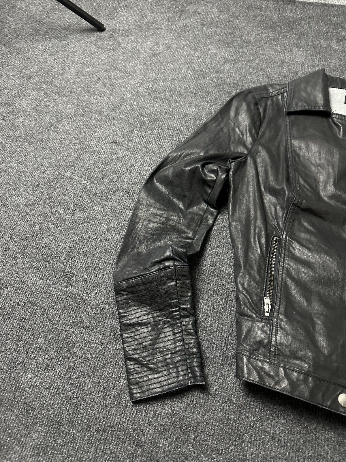 Other 🚨Y2K RICK OWENS TYPE DIRTY SLIM FIT ZIP DENIM JACKET Size M / US 6-8 / IT 42-44 - 2 Thumbnail