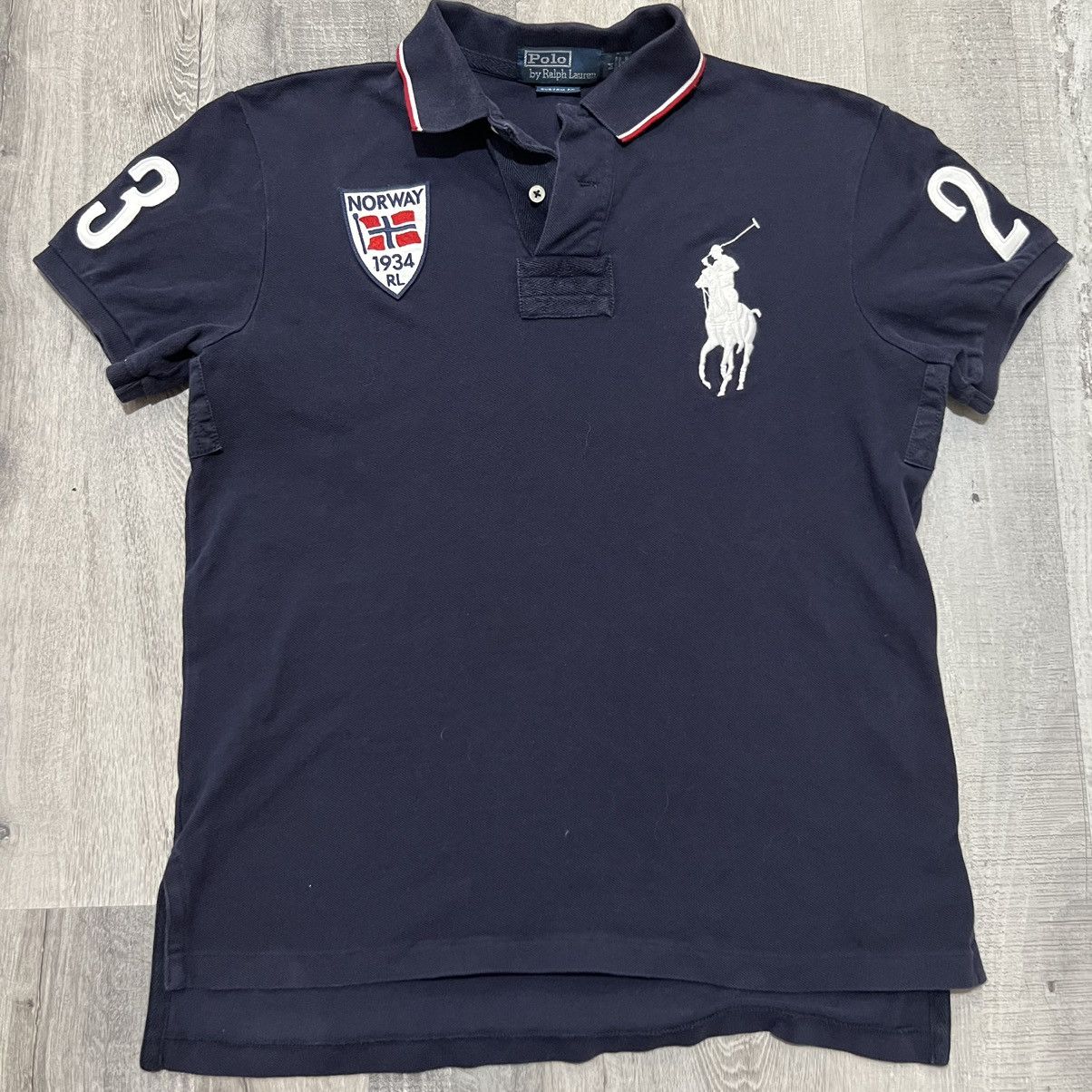 Polo Ralph Lauren Norway 1934 Navy Blue SS #23 Shirt