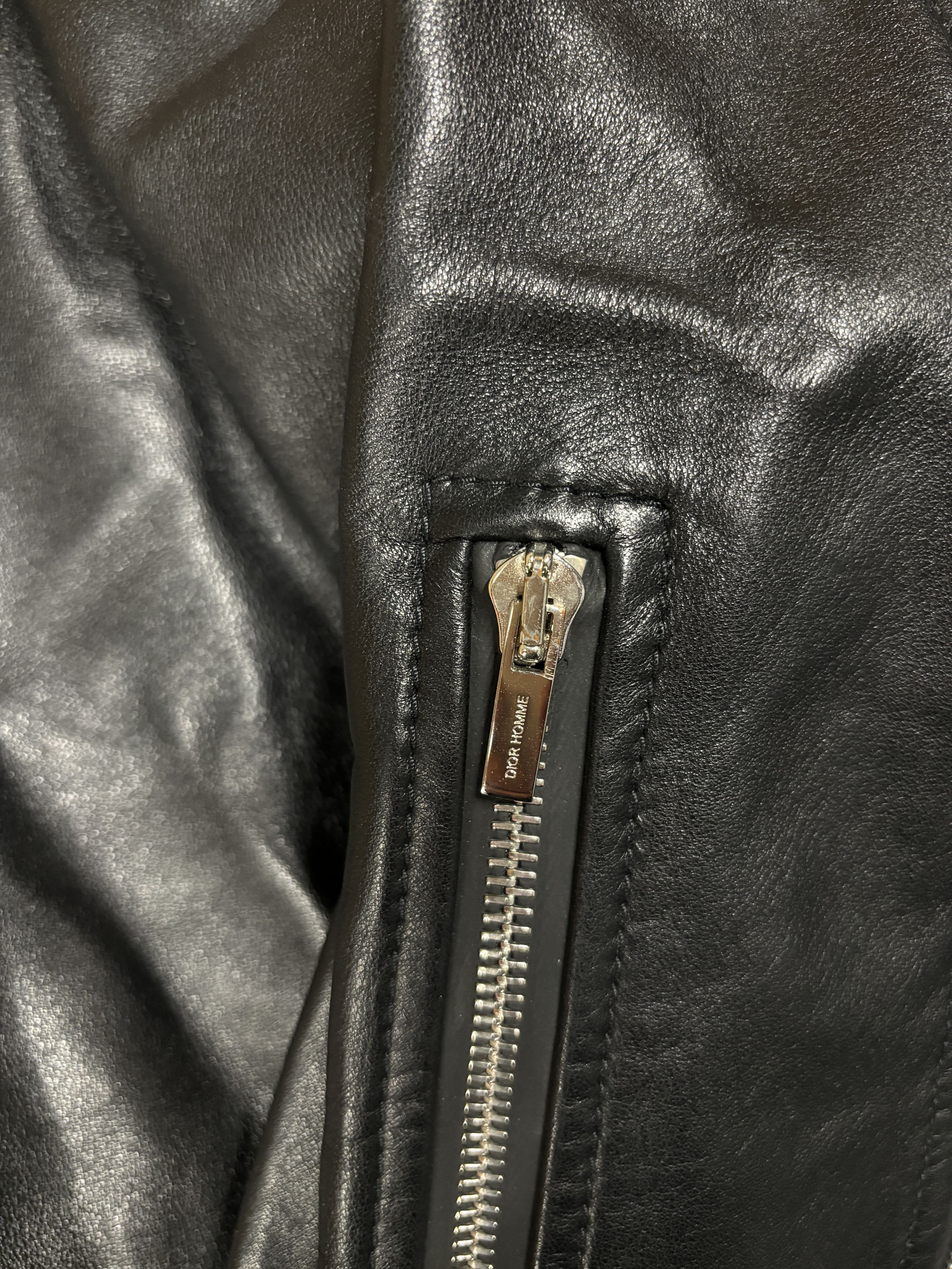 Dior ⚡️QUICK SALE⚡️Dior by KVA Black Leather Biker Jacket Size US S / EU 44-46 / 1 - 12 Thumbnail