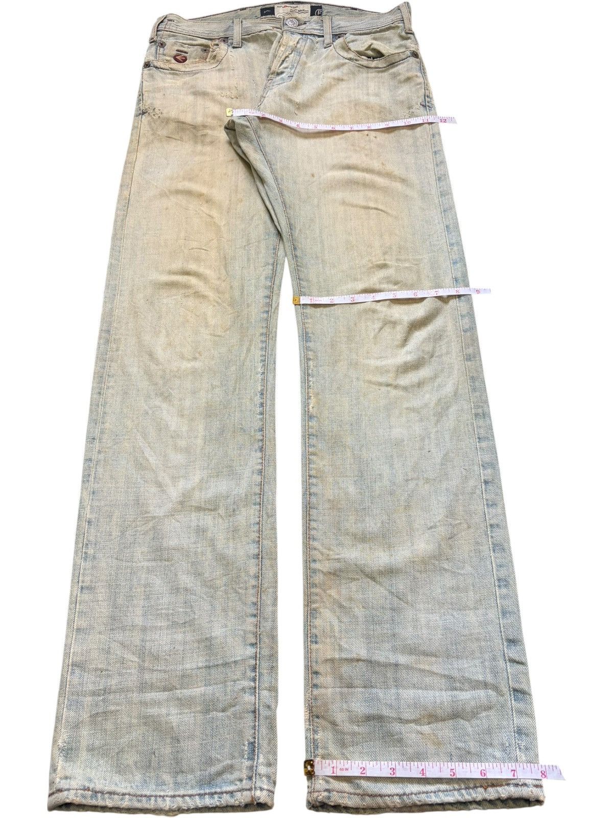 Energie Vintage Italy Energie Mud Wash Distressed Jeans Size US 31 - 8 Thumbnail