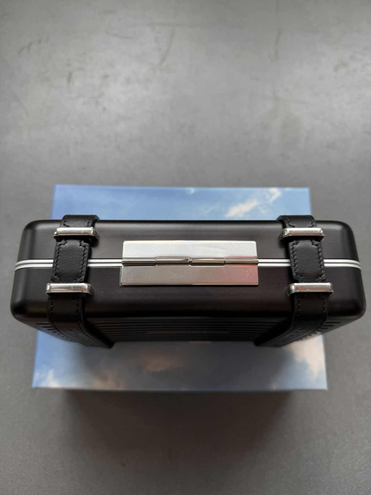 Rimowa Dior RIMOWA Personal Clutch On Strap Aluminum Black Size ONE SIZE - 5 Thumbnail