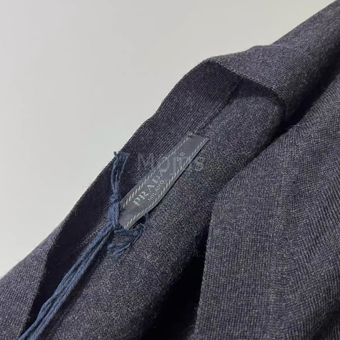 Prada Sz 48 Prada Dark Grey Knitwear Cardigan-2508 Size US M / EU 48-50 / 2 - 5 Thumbnail