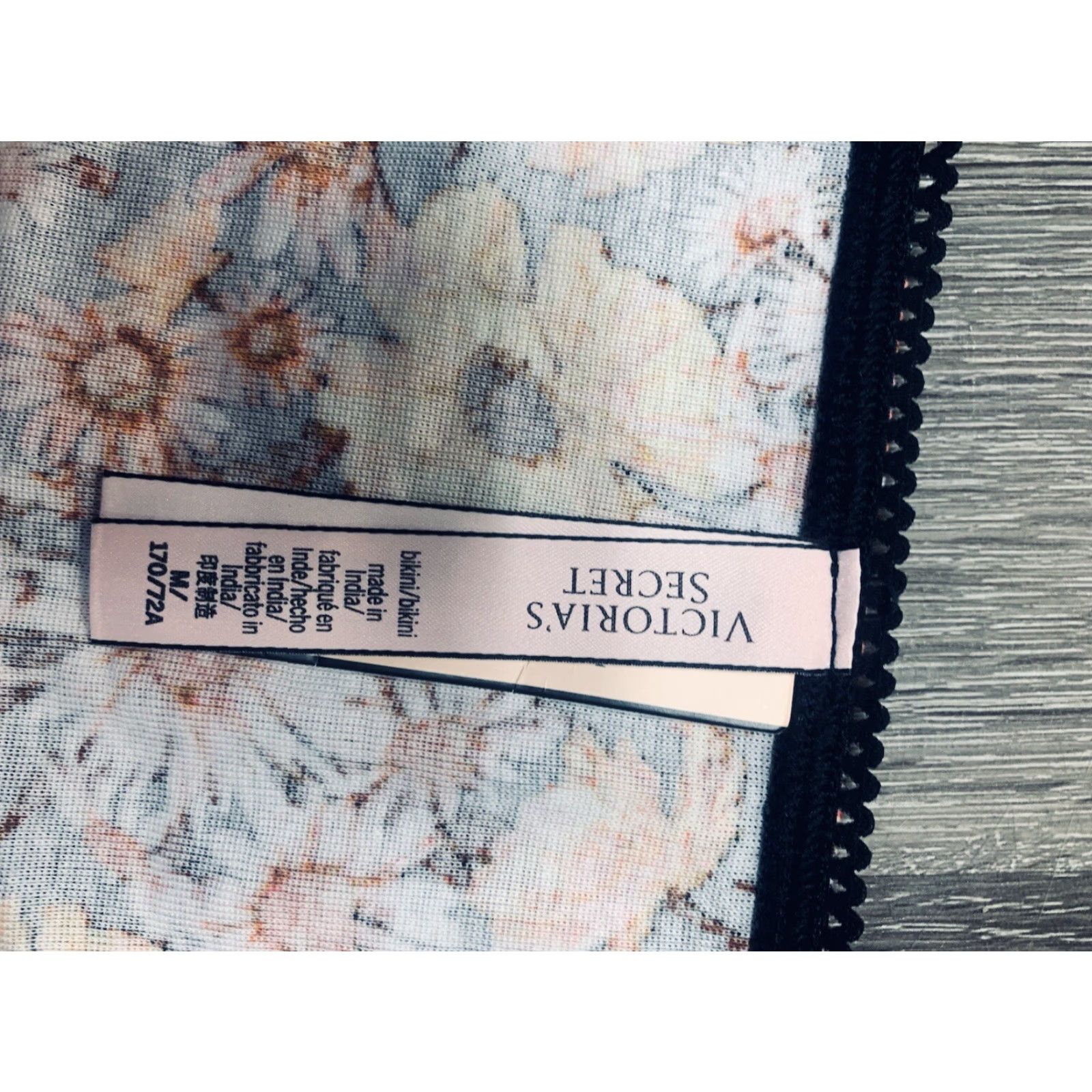 Victoria's Secret Victoria's Secret Bikini Panty Floral Pattern M Multicolor Cotton Womens Bikini Panties Floral, Lightweight, Stretch Size 32" / US 10 / IT 46 - 3 Thumbnail
