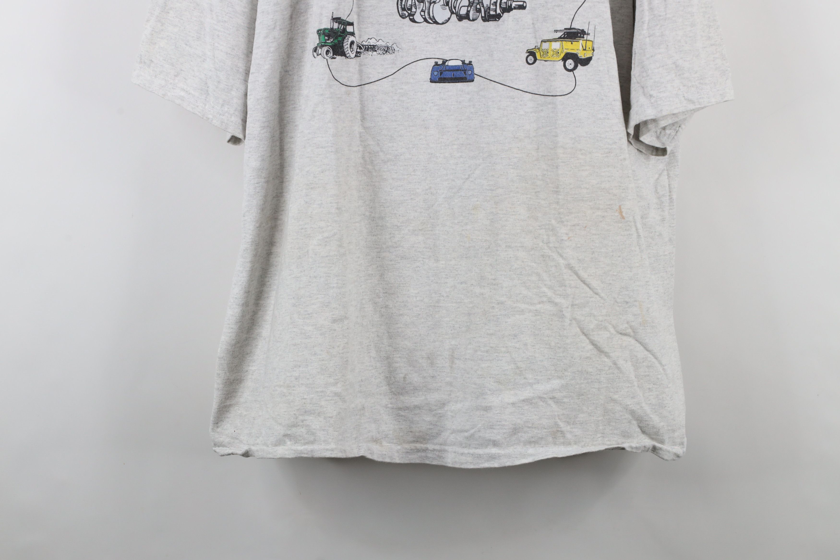 Vintage Vintage Norton Manufacturing Company Engines T-Shirt Gray Size US XXL / EU 58 / 5 - 3 Thumbnail