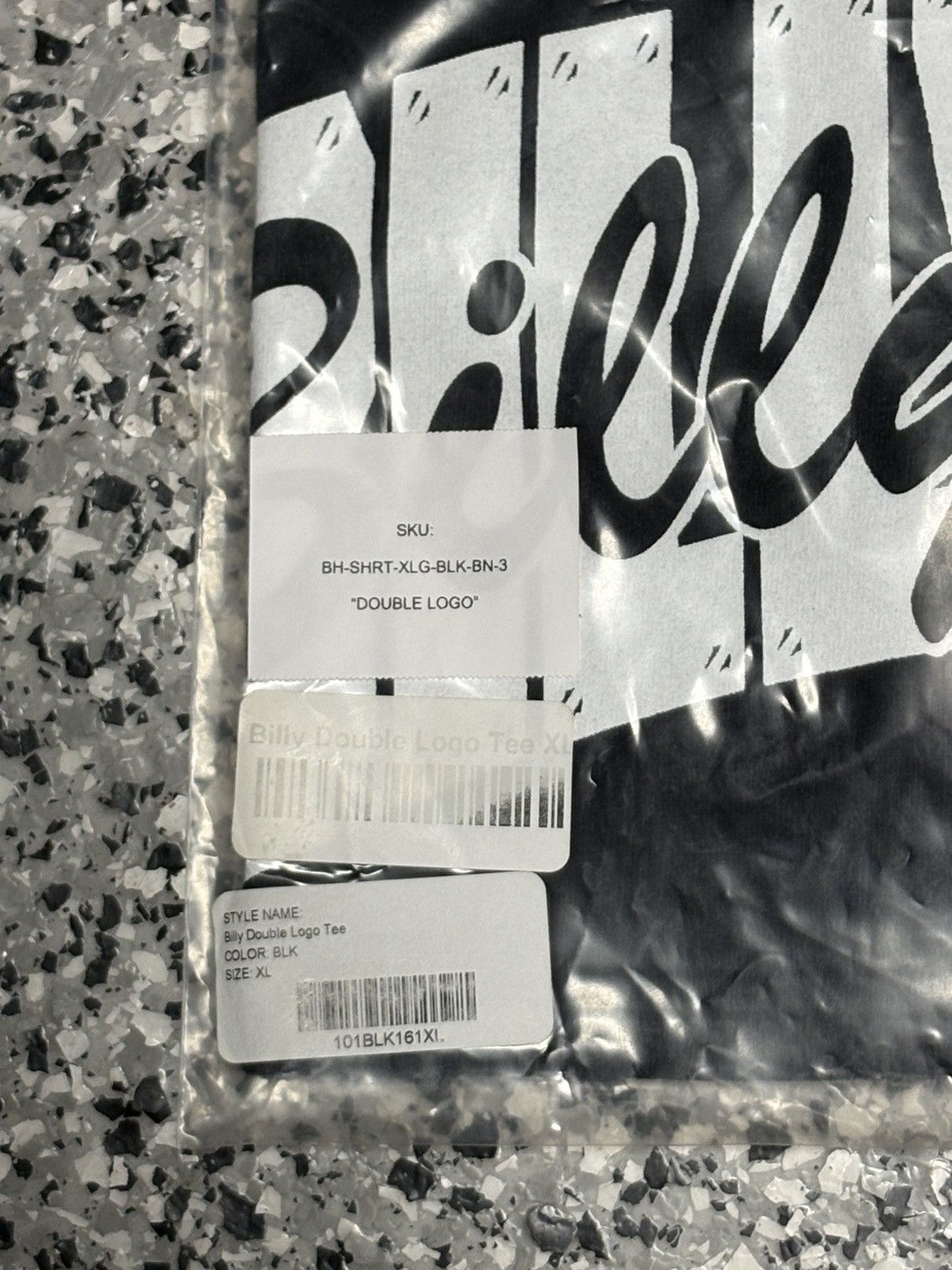 Billy Hill 2024 Billy Hill Black/White “Double Logo” T-Shirt Size XL Size US XL / EU 56 / 4 - 8 Thumbnail