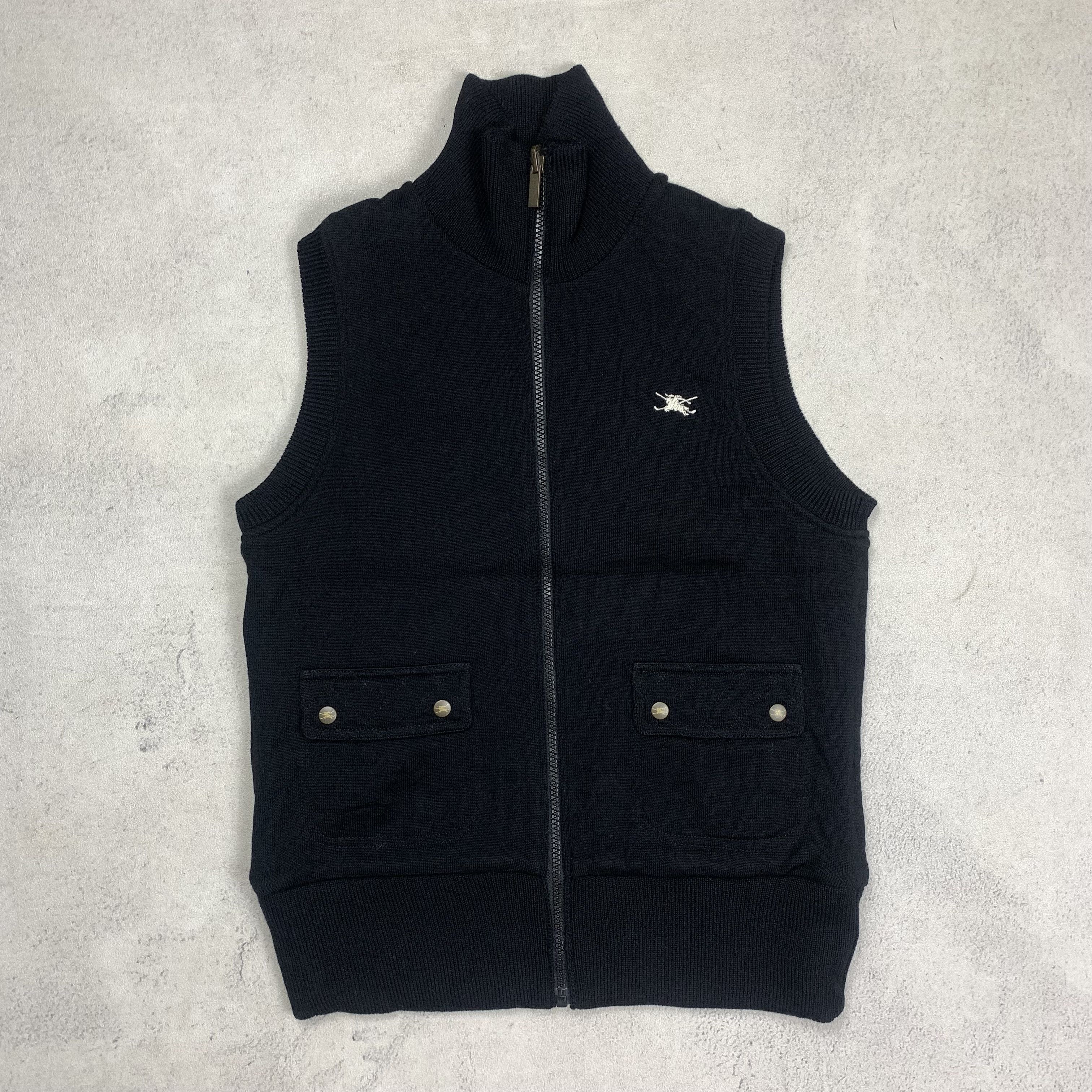 Burberry Vintage Reversible Burberry Golf Vest Size US L / EU 52-54 / 3 - 2 Thumbnail