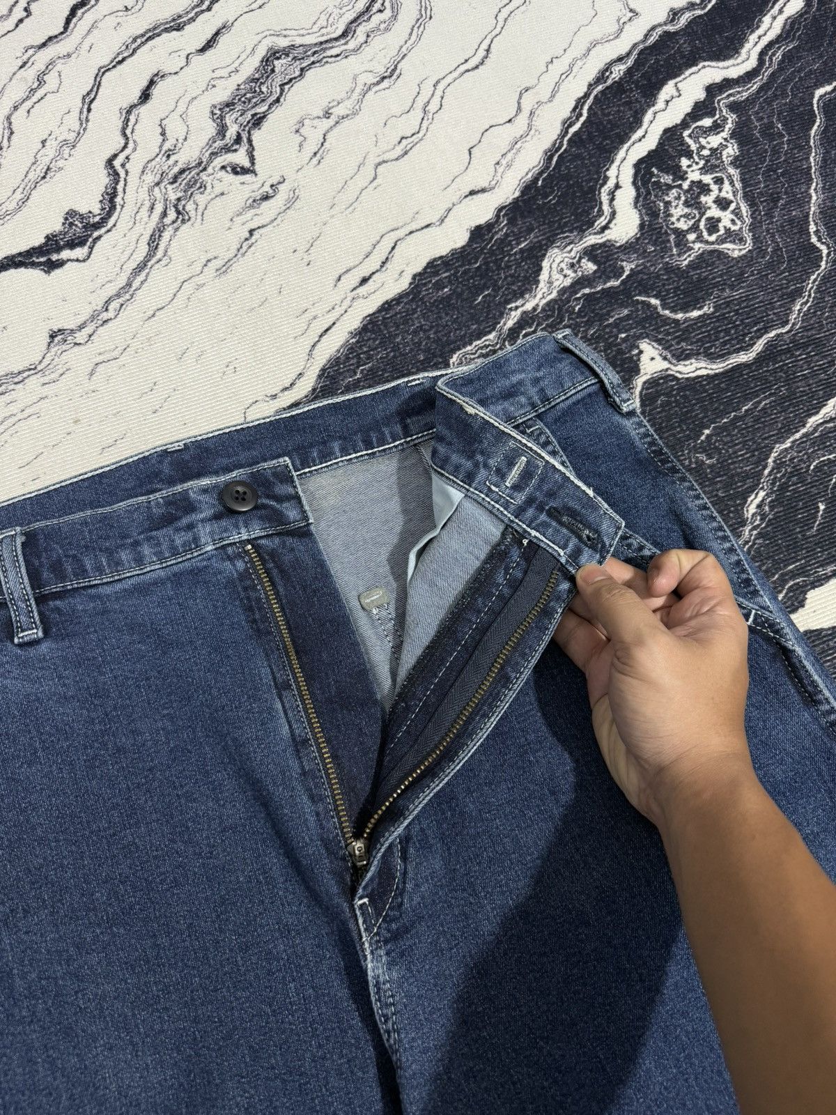 Uniqlo Uniqlo work denim jeans Size US 32 / EU 48 - 7 Thumbnail