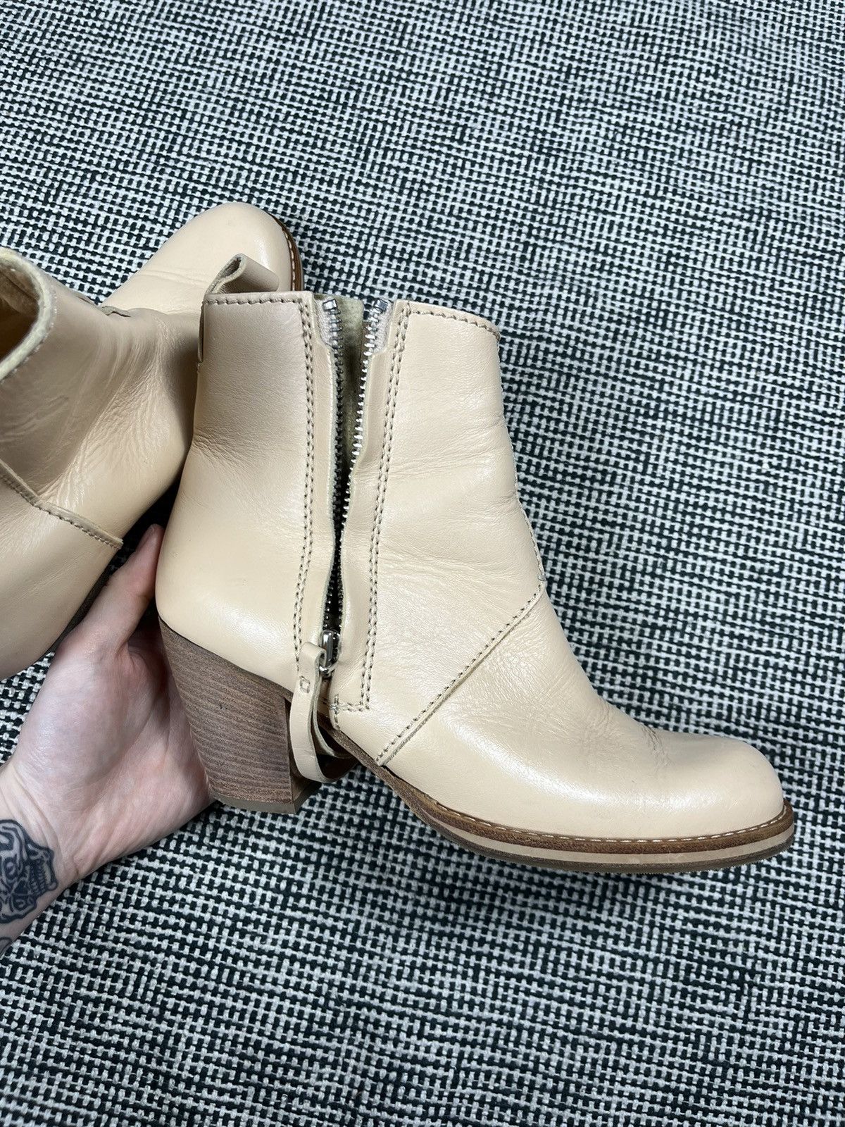 Acne Studios × Designer Acne studios zip up ankle pistol boots 39 eu Size US 8 / IT 38 - 5 Thumbnail