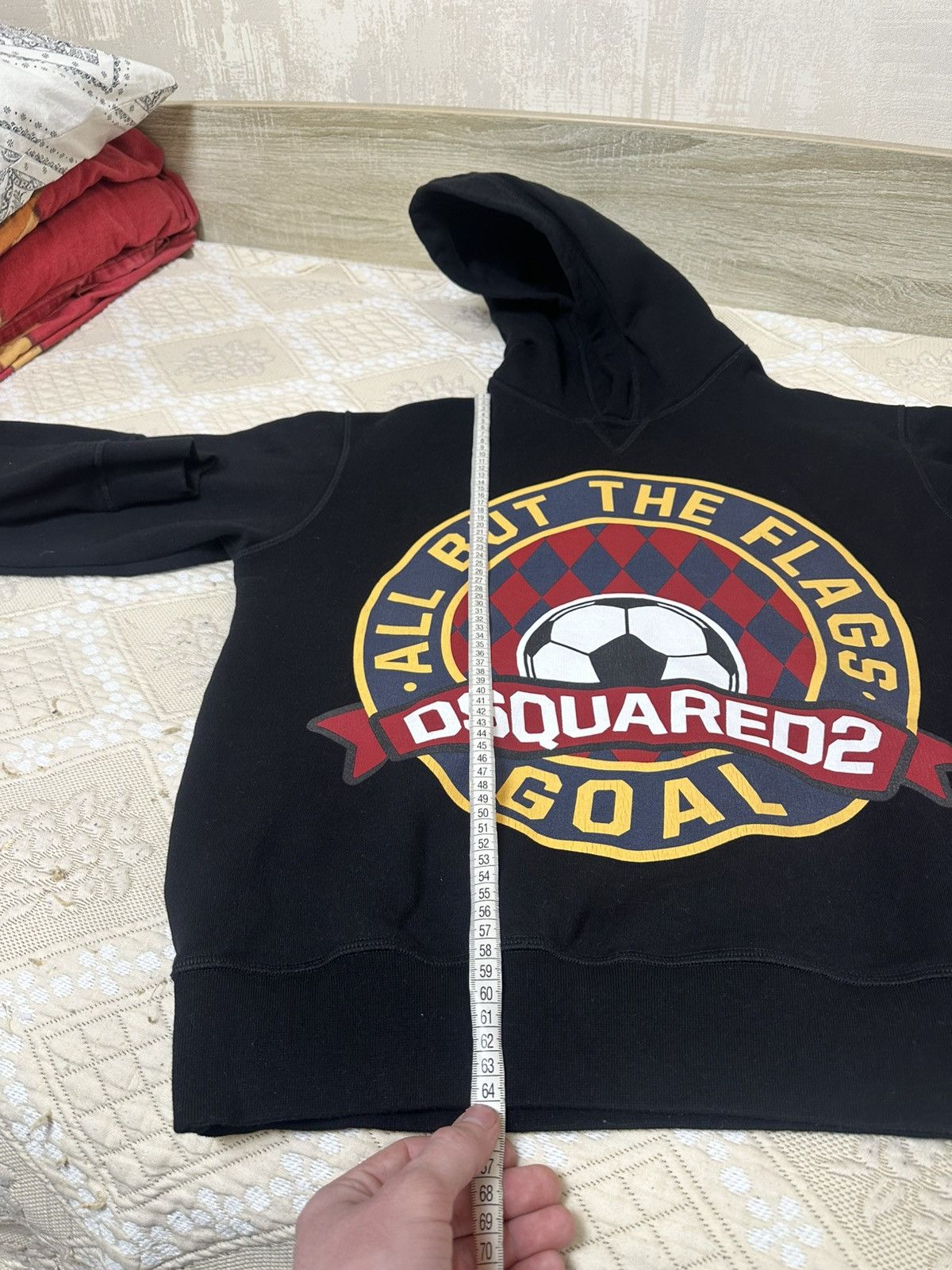 Dsquared2 🔥 Dsquared2 Football Soccer Hoodie Pullover Sweatshirt Logo Size US L / EU 52-54 / 3 - 11 Thumbnail