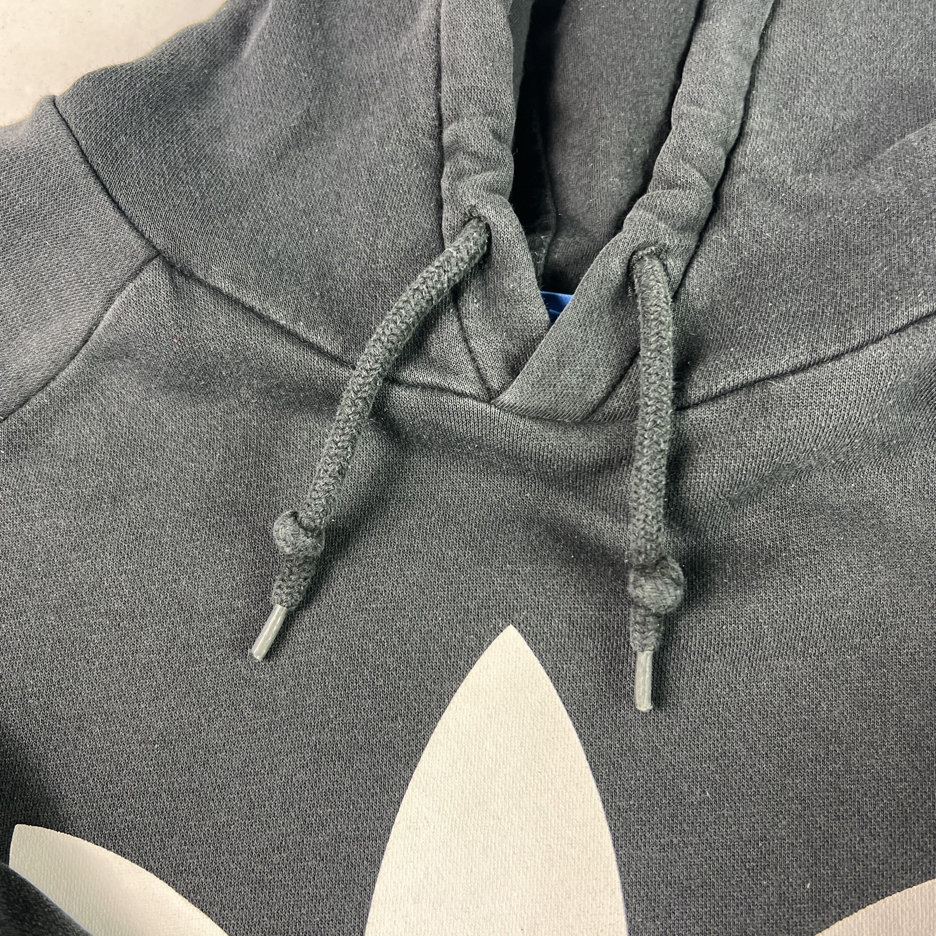 Adidas Adidas Sweatshirt Black & White Faded Trefoil Hoodie Size US XL / EU 56 / 4 - 6 Thumbnail