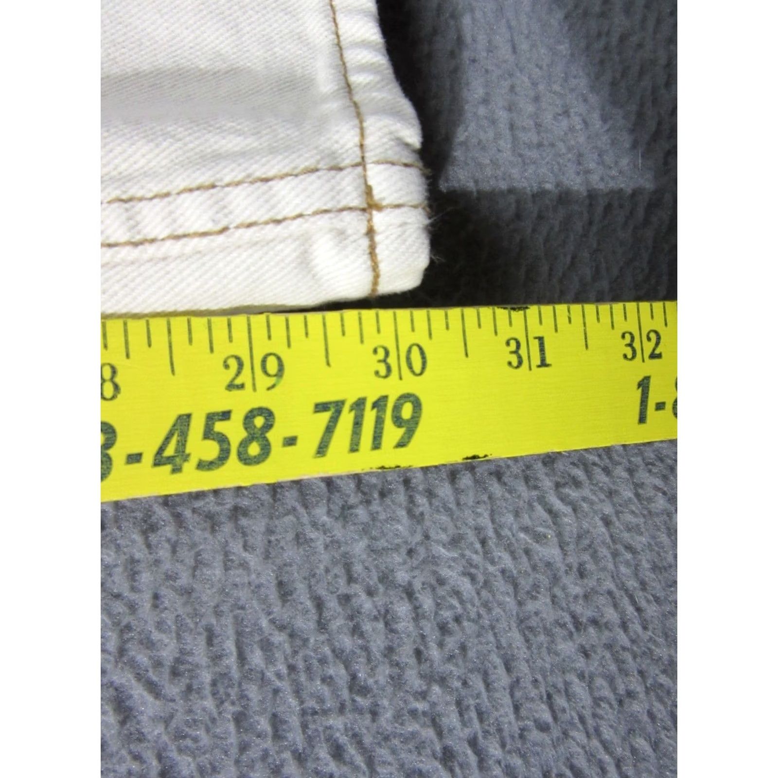 Pacsun PacSun Jeans Womens 27 White Ultra High Rise Flare Carpenter Contrast Stitch Size 27" / US 4 / IT 40 - 4 Thumbnail