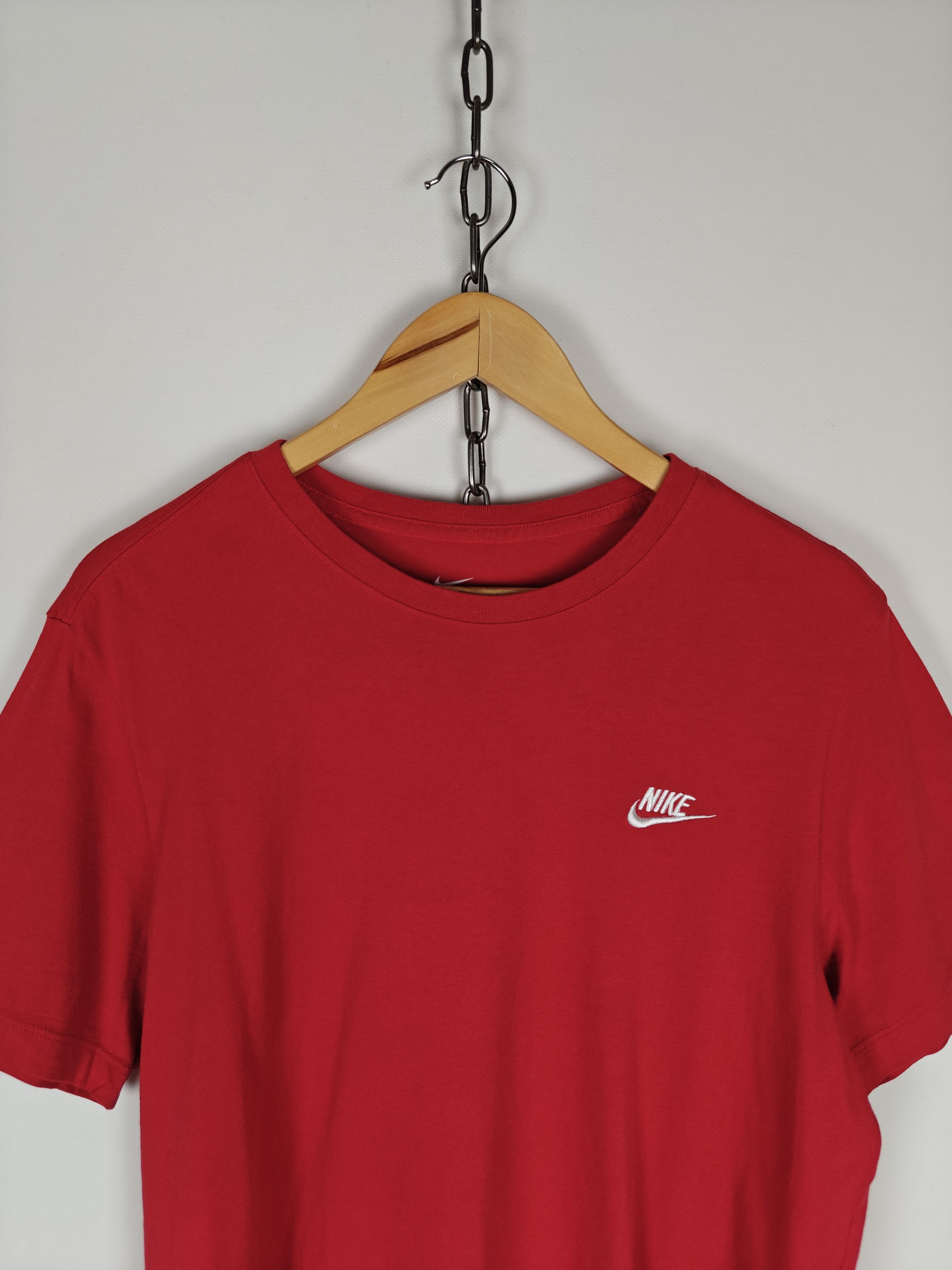 Nike Nike Basic T-Shirt Logo Red Tee size L Size US L / EU 52-54 / 3 - 2 Thumbnail