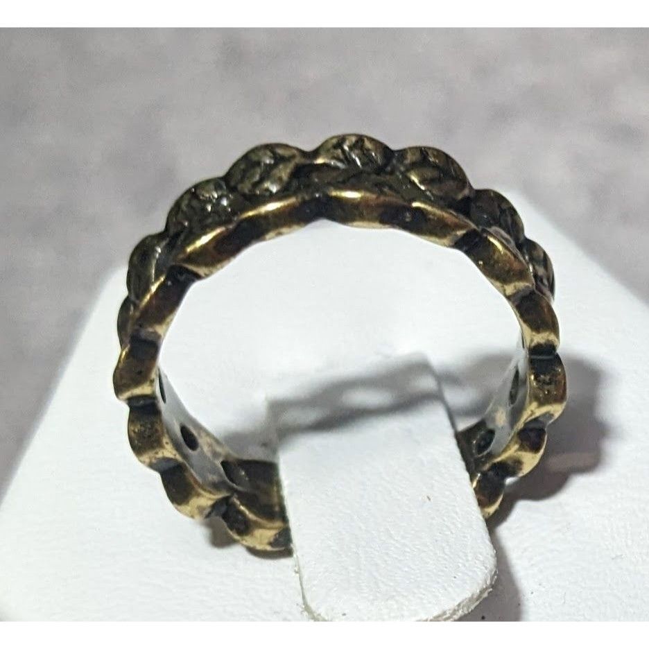 Other Elven Leaf Fantasy Gold Tone Costume Ring Size 6 Size ONE SIZE - 10 Thumbnail