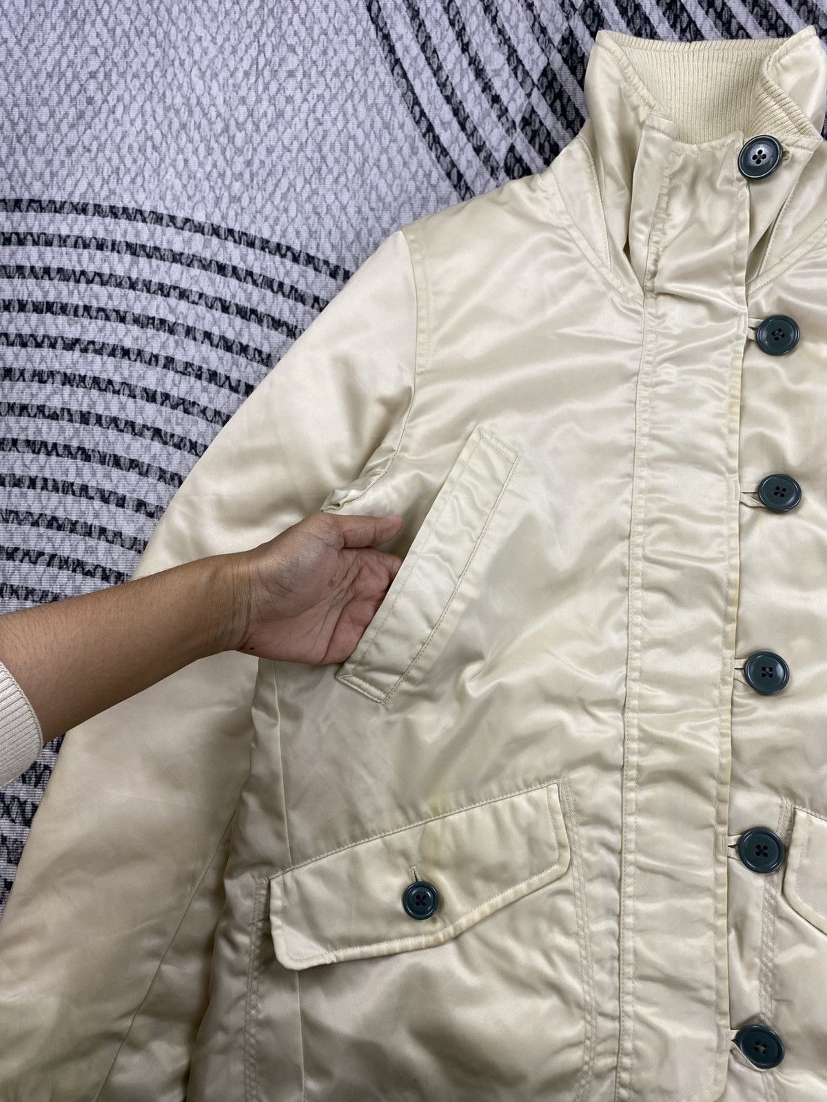 Adidas Vintage Adidas 3 Striped Big Spellout Rare Design Jacket Size US M / EU 48-50 / 2 - 9 Thumbnail