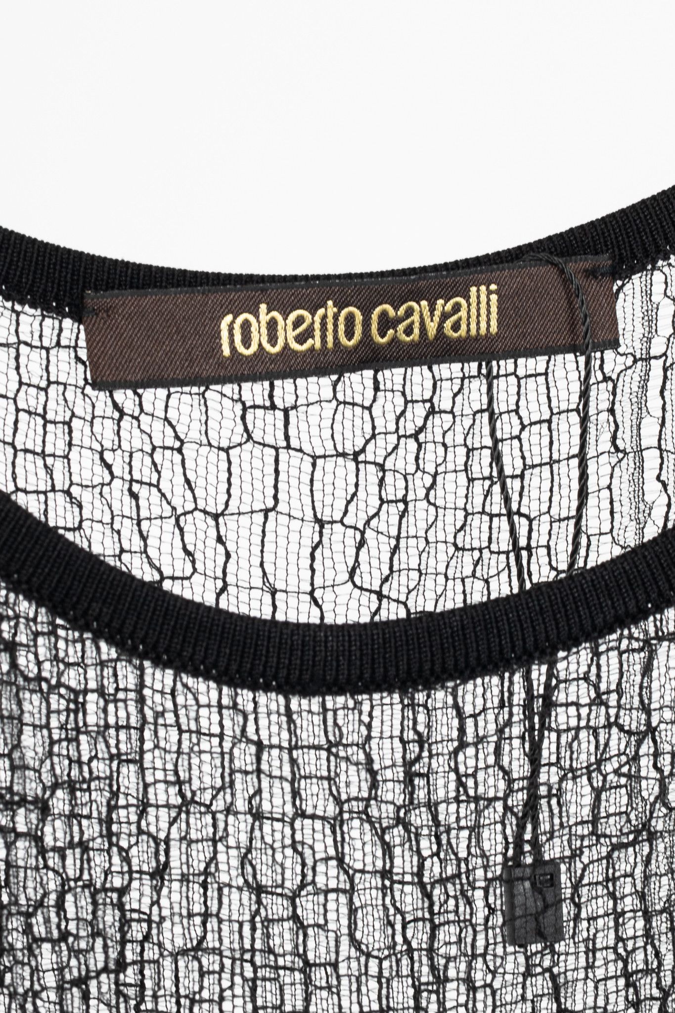 Roberto Cavalli Roberto Cavalli Nude Snakeskin-Jacquard Knit Lace-Trim Dress Size XL / US 12-14 / IT 48-50 - 4 Thumbnail