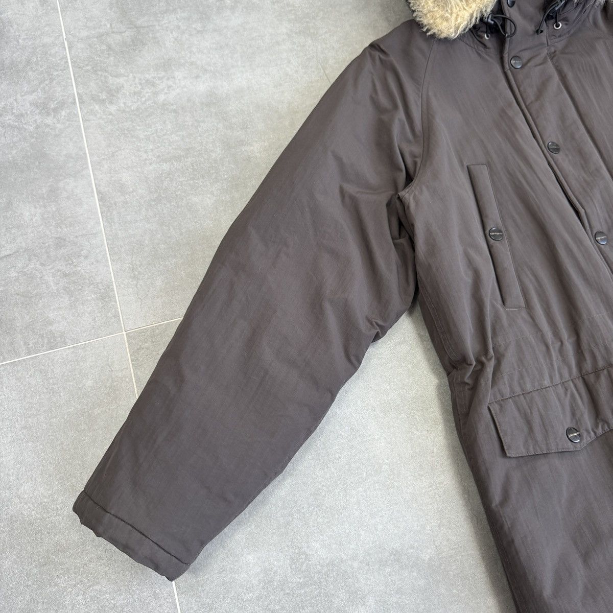 Carhartt Vintage Carhartt Anchorage Nylon Parka Jacket Hooded Brown Size US S / EU 44-46 / 1 - 4 Thumbnail
