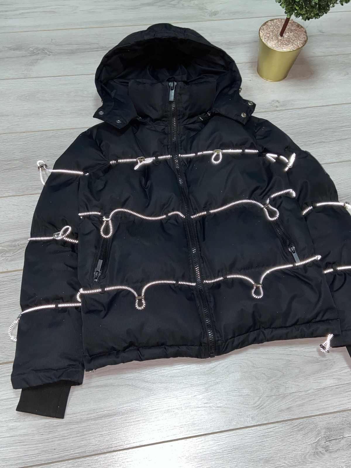 Maniere De Vior Maniere De Voir Reflective Bungee Cord Puffer Jacket Size US S / EU 44-46 / 1 - 2 Thumbnail