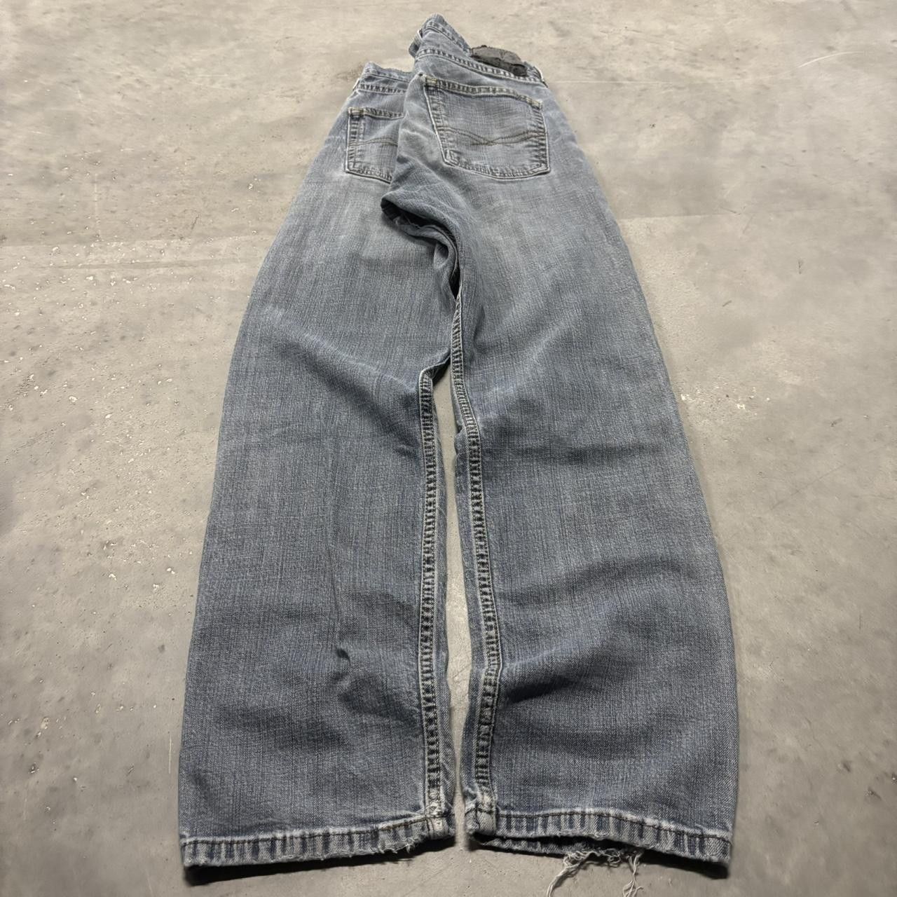 Levi's × Vintage Crazy Vintage Y2K/2000s Grunge Faded Wash Levis Denim Jeans! Size US 28 / EU 44 - 4 Thumbnail