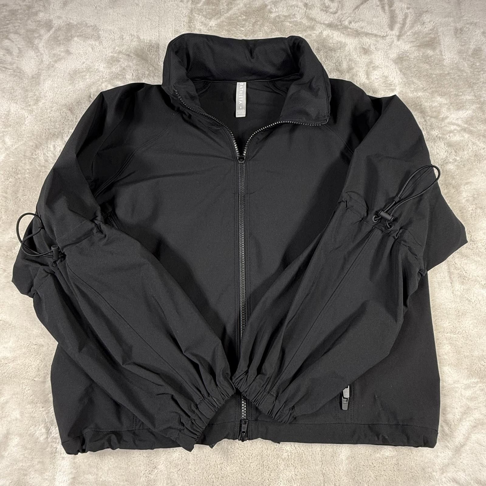 Other Athleta Jacket Women's S Black Stay Fly Windbreaker Size S / US 4 / IT 40 - 3 Thumbnail