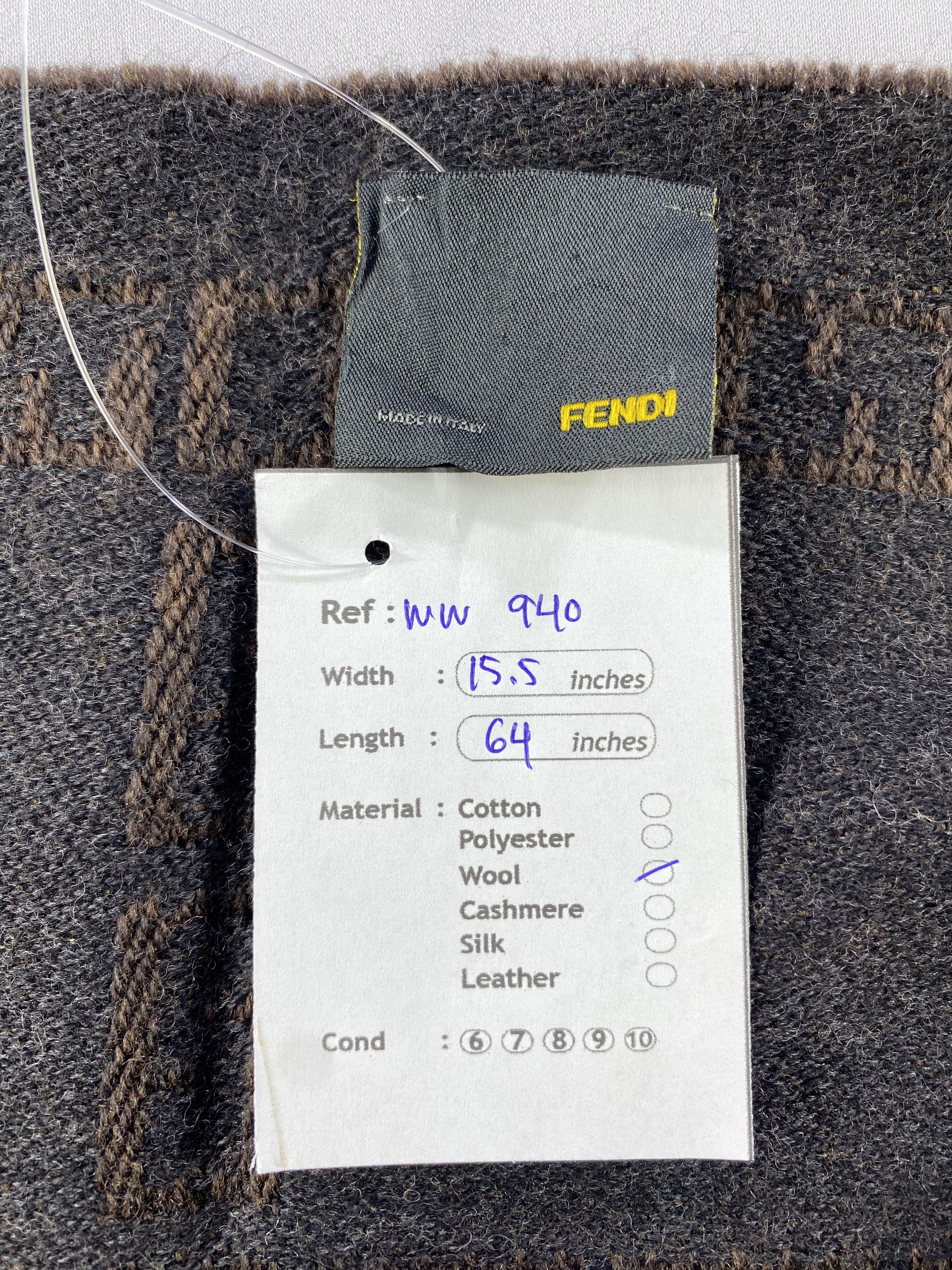 Fendi × Vintage Fendi Scarf / Muffler / Neckwear Size ONE SIZE - 6 Thumbnail