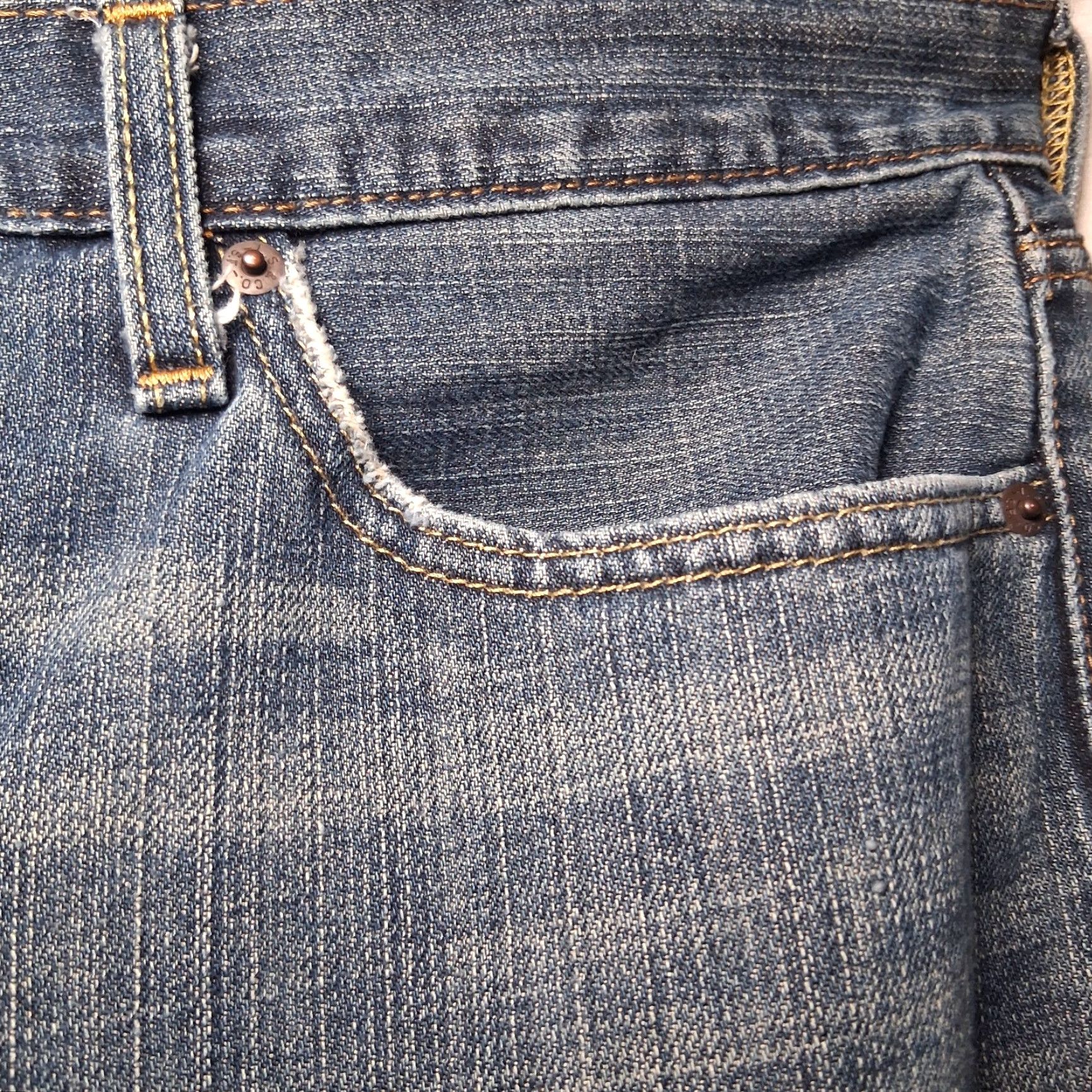 Levi's VINTAGE Levi's 559 Jeans 36x29 Men Medium Wash Blue Distressed Work Pants Levi's 559 Straight 5-Pocket Denim Denim Regular Mens Size US 36 / EU 52 - 6 Thumbnail