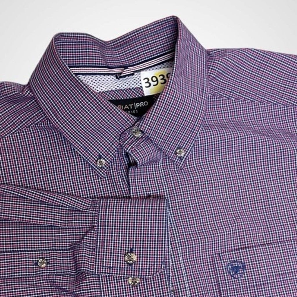 Ariat NWOT Ariat Pro Series Western Shirt Men L Wrinkle Free Gi Size US L / EU 52-54 / 3 - 1 Thumbnail