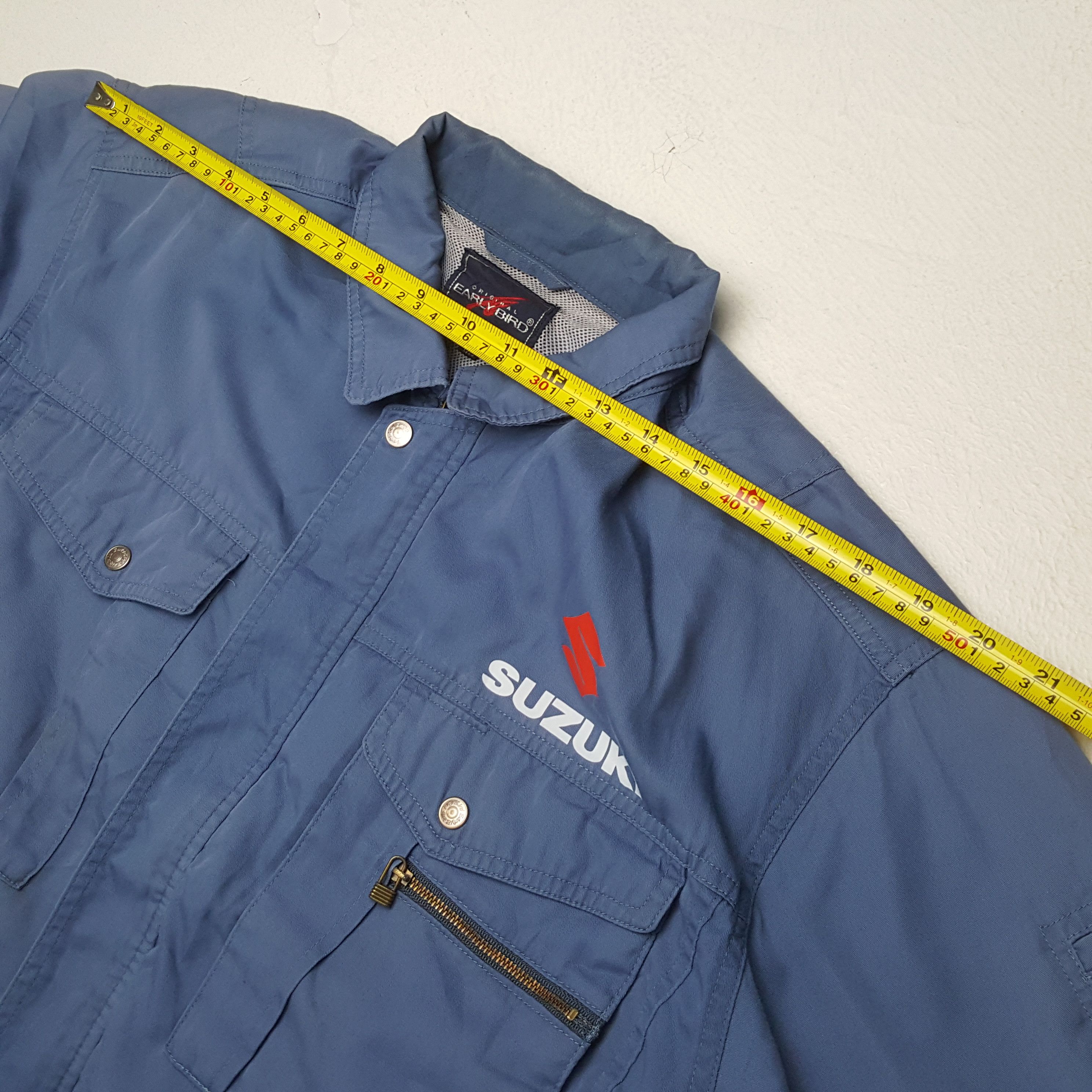 Japanese Brand × Vintage Vintage SUZUKI Japanese Motorsports Racing Custom Jacket Size US L / EU 52-54 / 3 - 5 Thumbnail