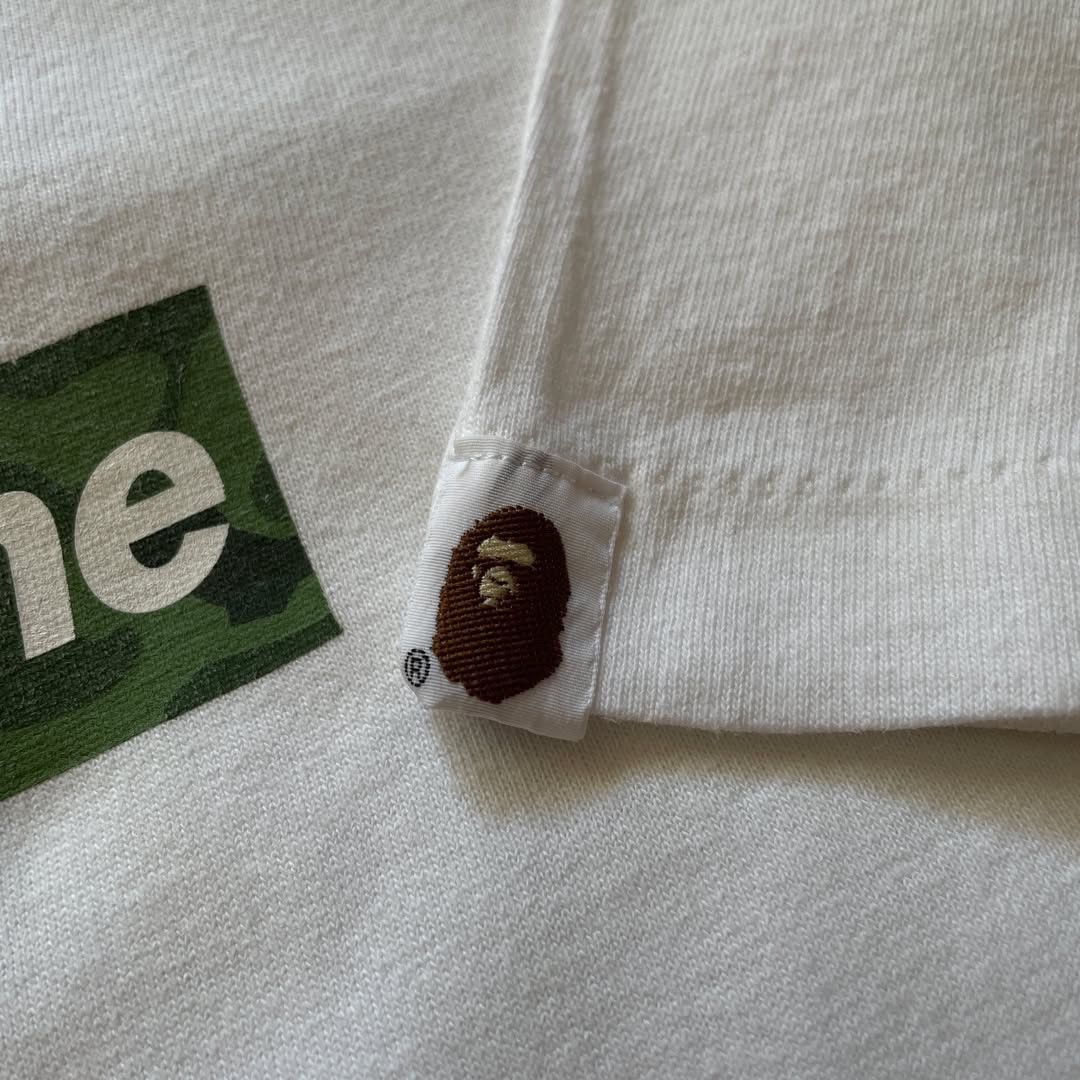 Bape Supreme x BAPE — Woodland Camo Box Logo Tee 2000 2001 MEDIUM Size US M / EU 48-50 / 2 - 3 Thumbnail