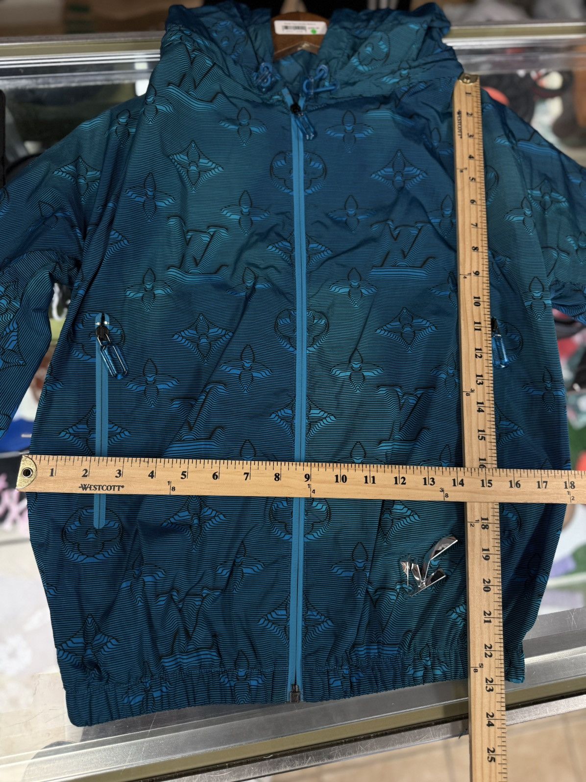Louis Vuitton Louis Vuitton Virgil Abloh Blue Zip Up Windbreaker RARE 46 Size US S / EU 44-46 / 1 - 21 Thumbnail
