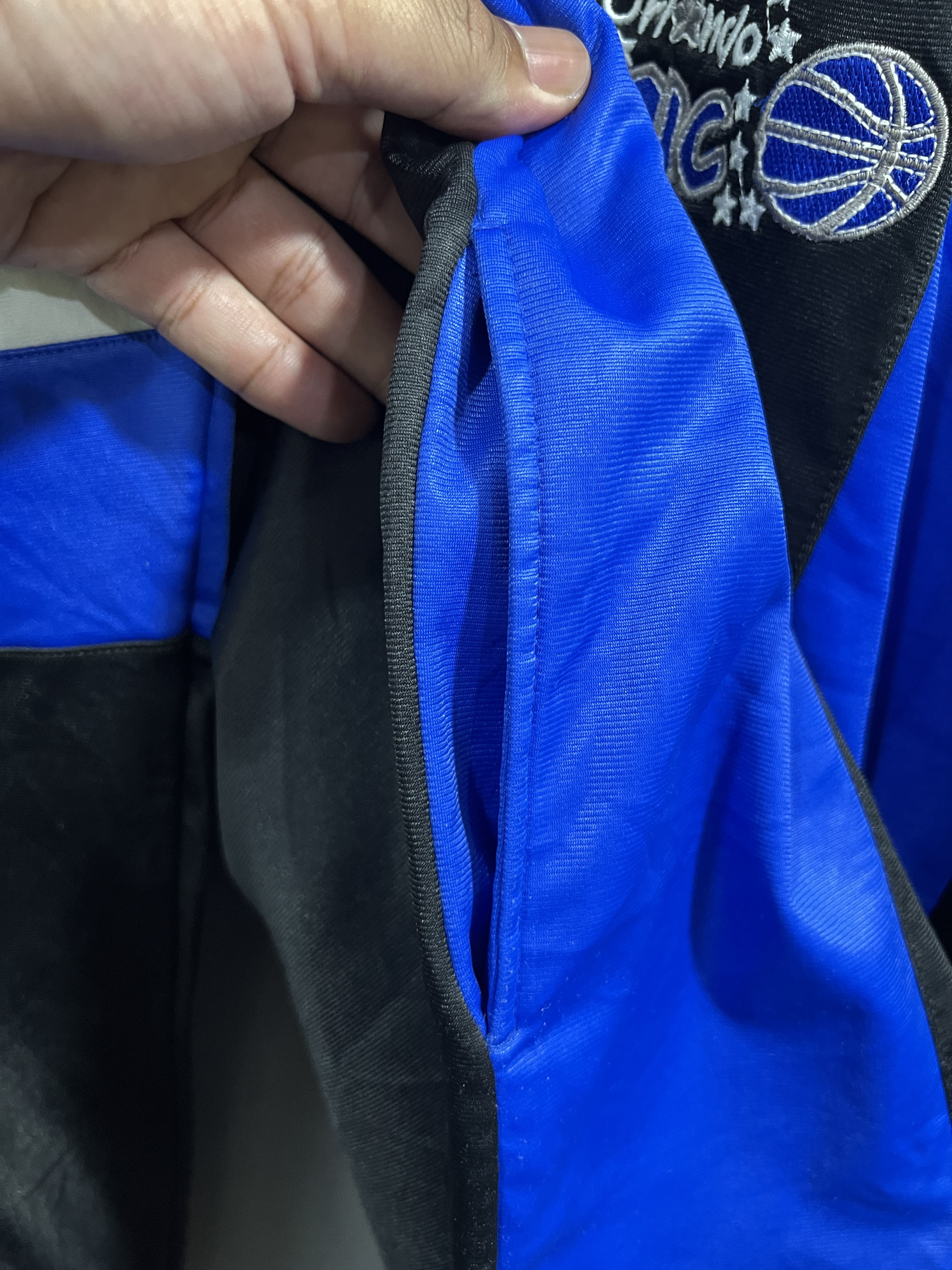 NBA VTG NBA Orlando Magic Embroidery Warm Up Jacket (L) JKA171 Size US L / EU 52-54 / 3 - 6 Thumbnail
